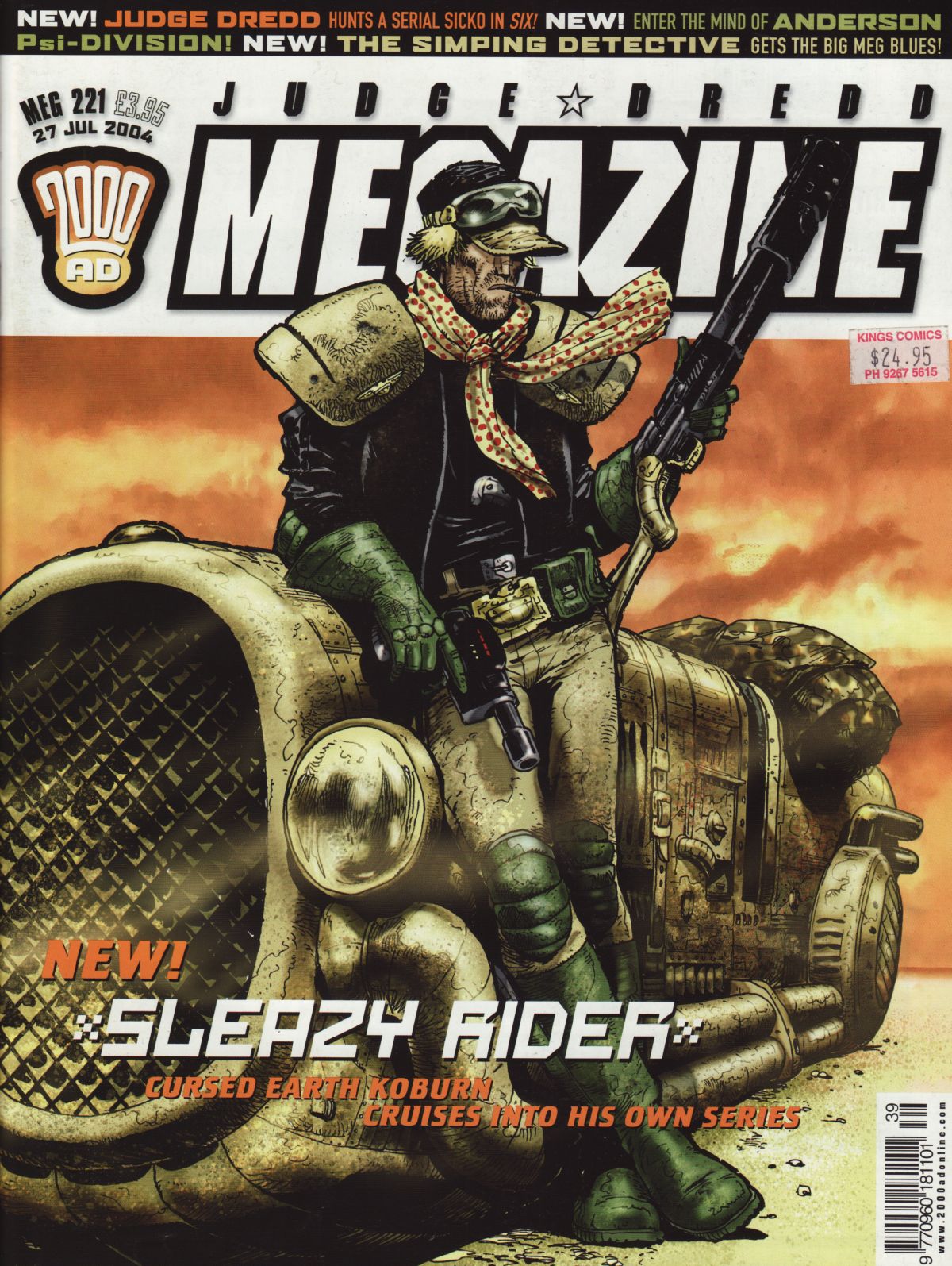 Judge Dredd Megazine (Vol. 5) issue 221 - Page 1