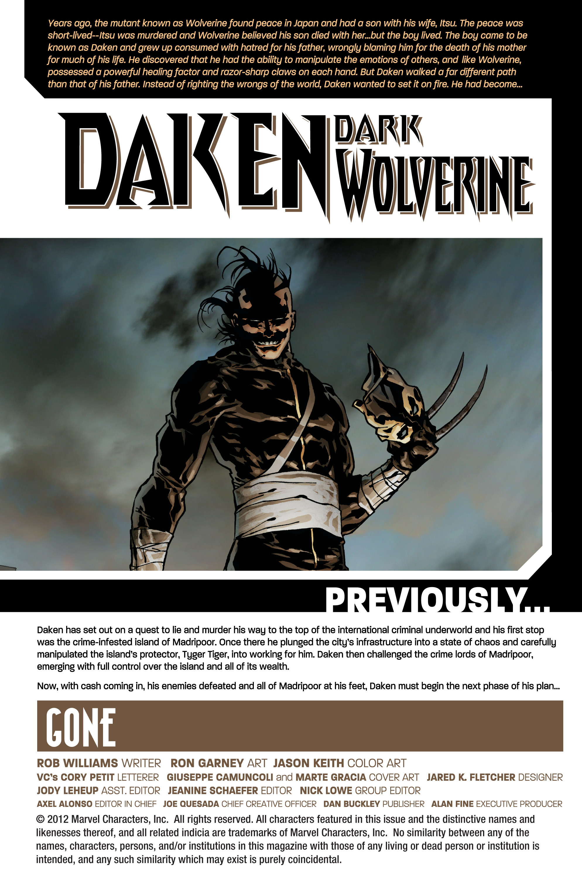 Read online Daken: Dark Wolverine comic -  Issue #9.1 - 2