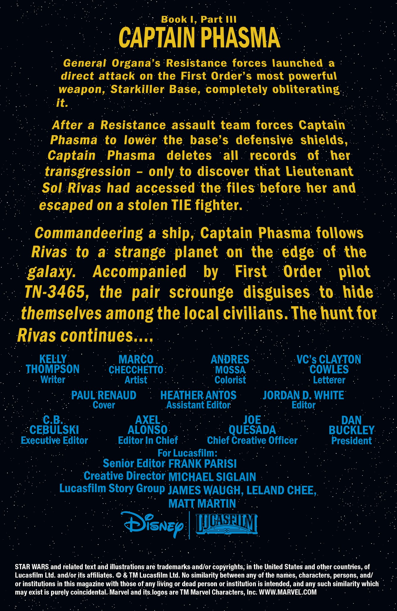 Read online Journey to Star Wars: The Last Jedi - Captain Phasma comic -  Issue #3 - 2