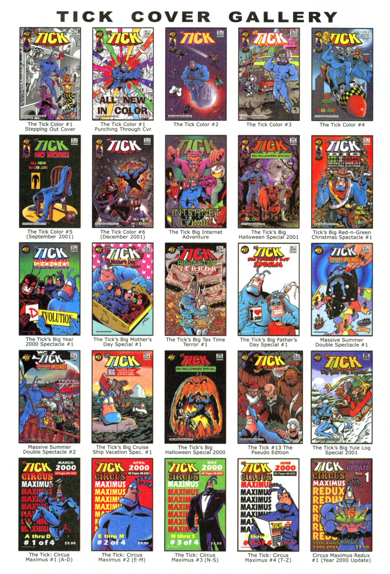 Read online The Tick's Golden Age Comic comic -  Issue #1 - 38