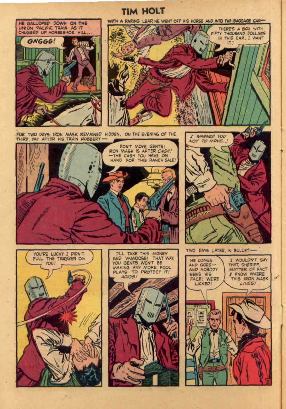 Read online Tim Holt comic -  Issue #32 - 4