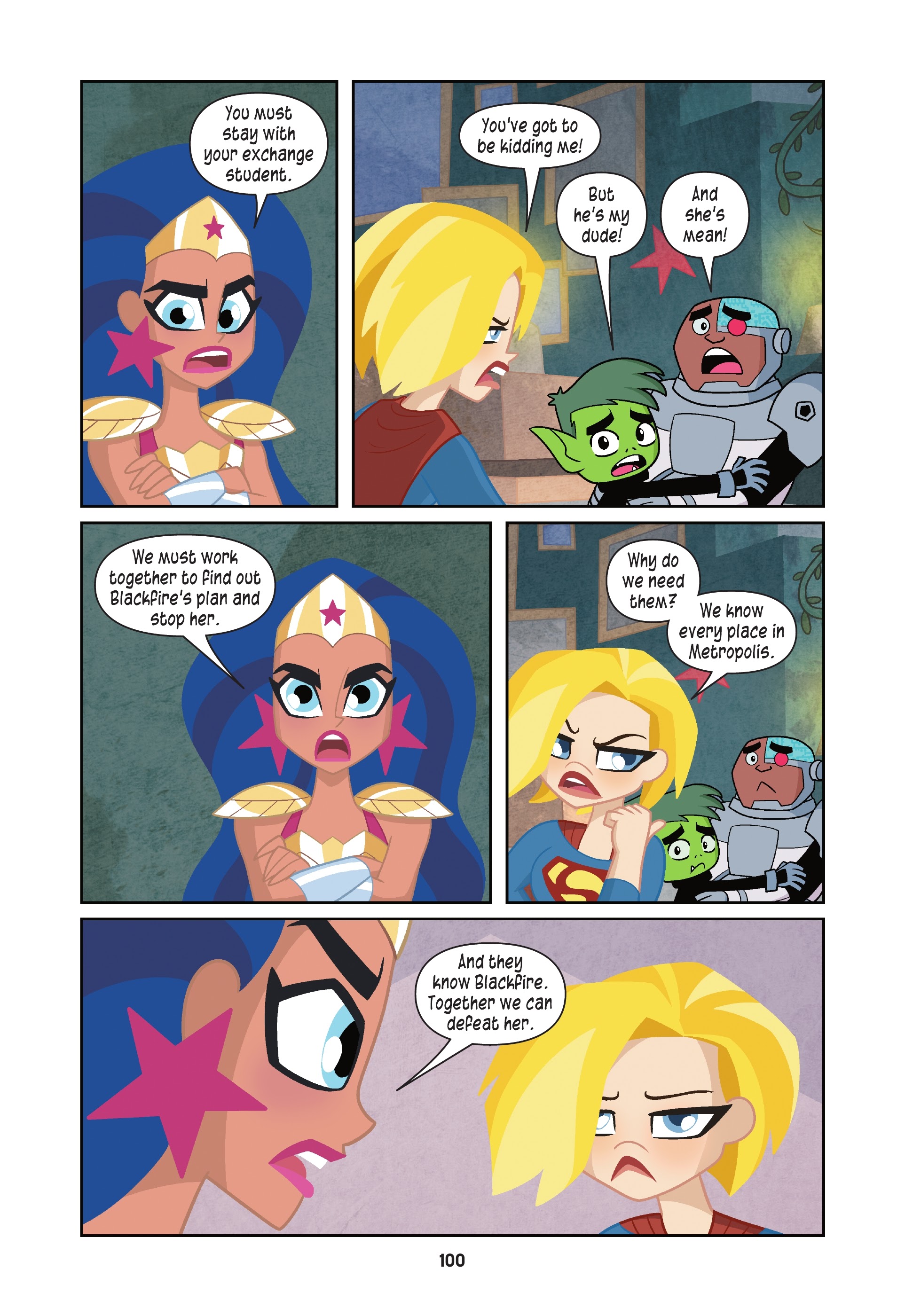 Read online Teen Titans Go!/DC Super Hero Girls: Exchange Students comic -  Issue # TPB (Part 1) - 98