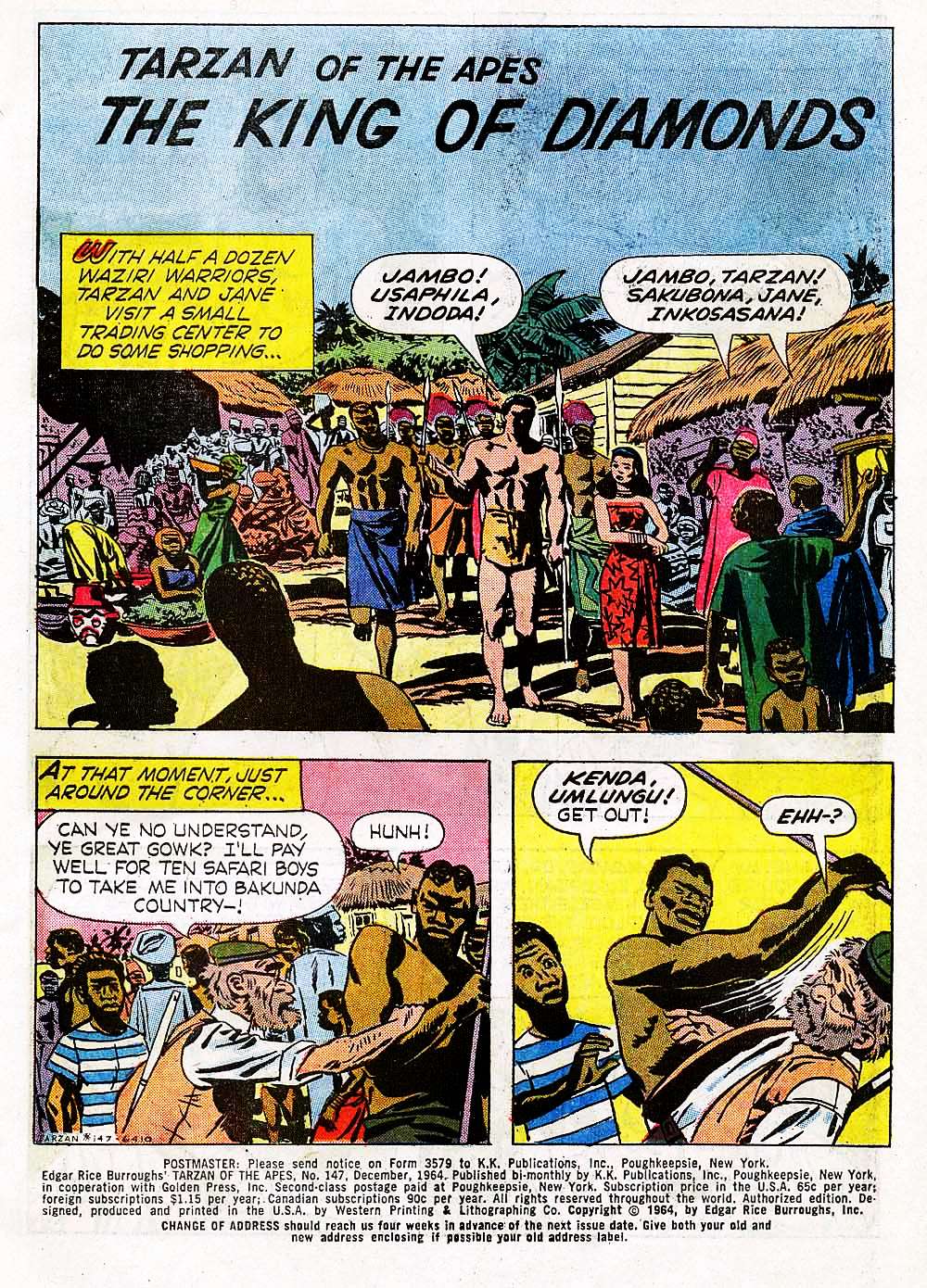 Read online Tarzan (1962) comic -  Issue #147 - 3