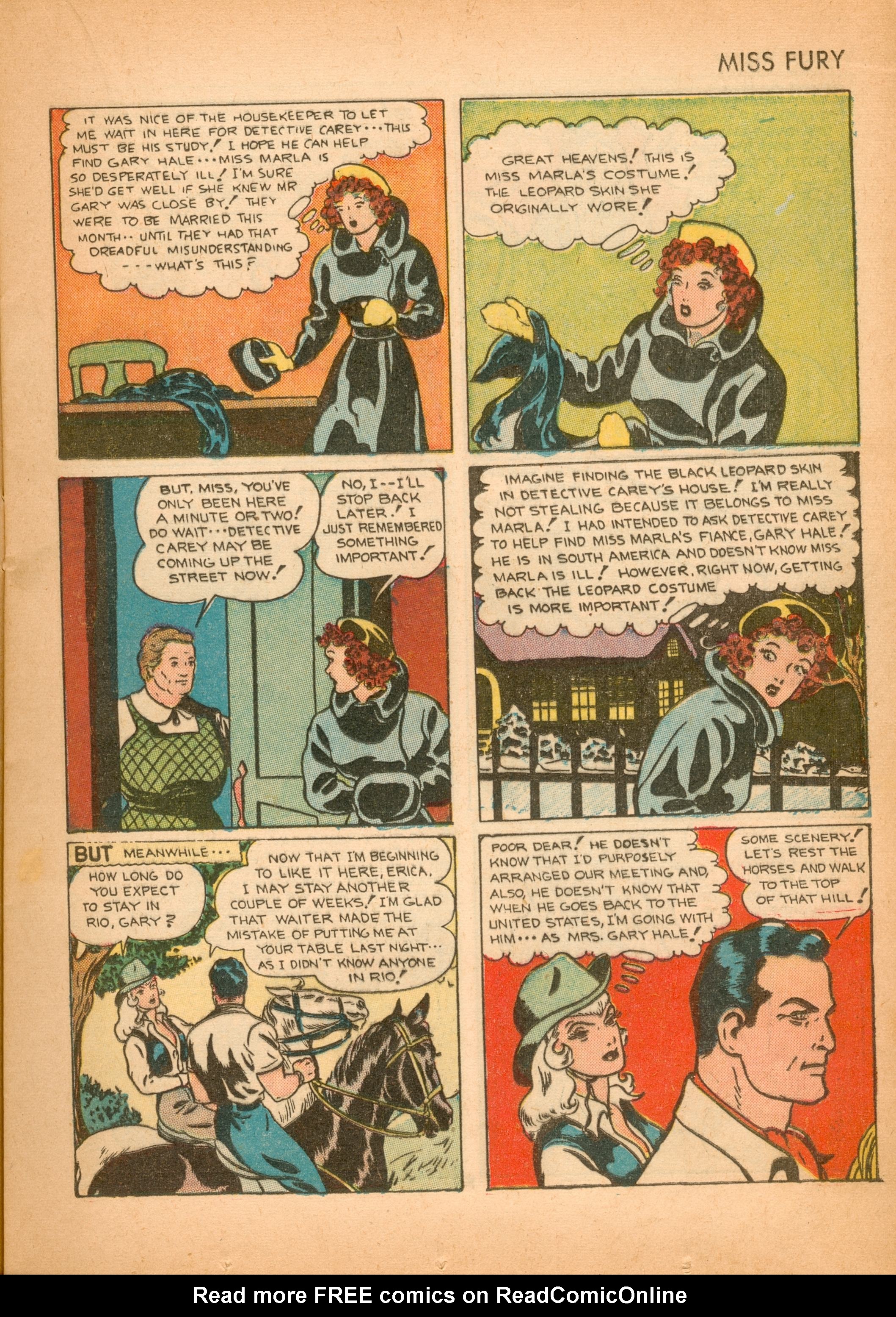 Read online Miss Fury (1942) comic -  Issue #2 - 18