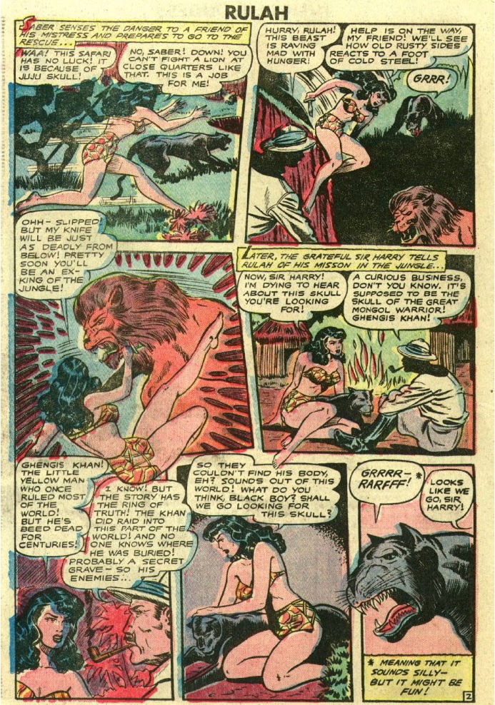Read online Rulah - Jungle Goddess comic -  Issue #23 - 24