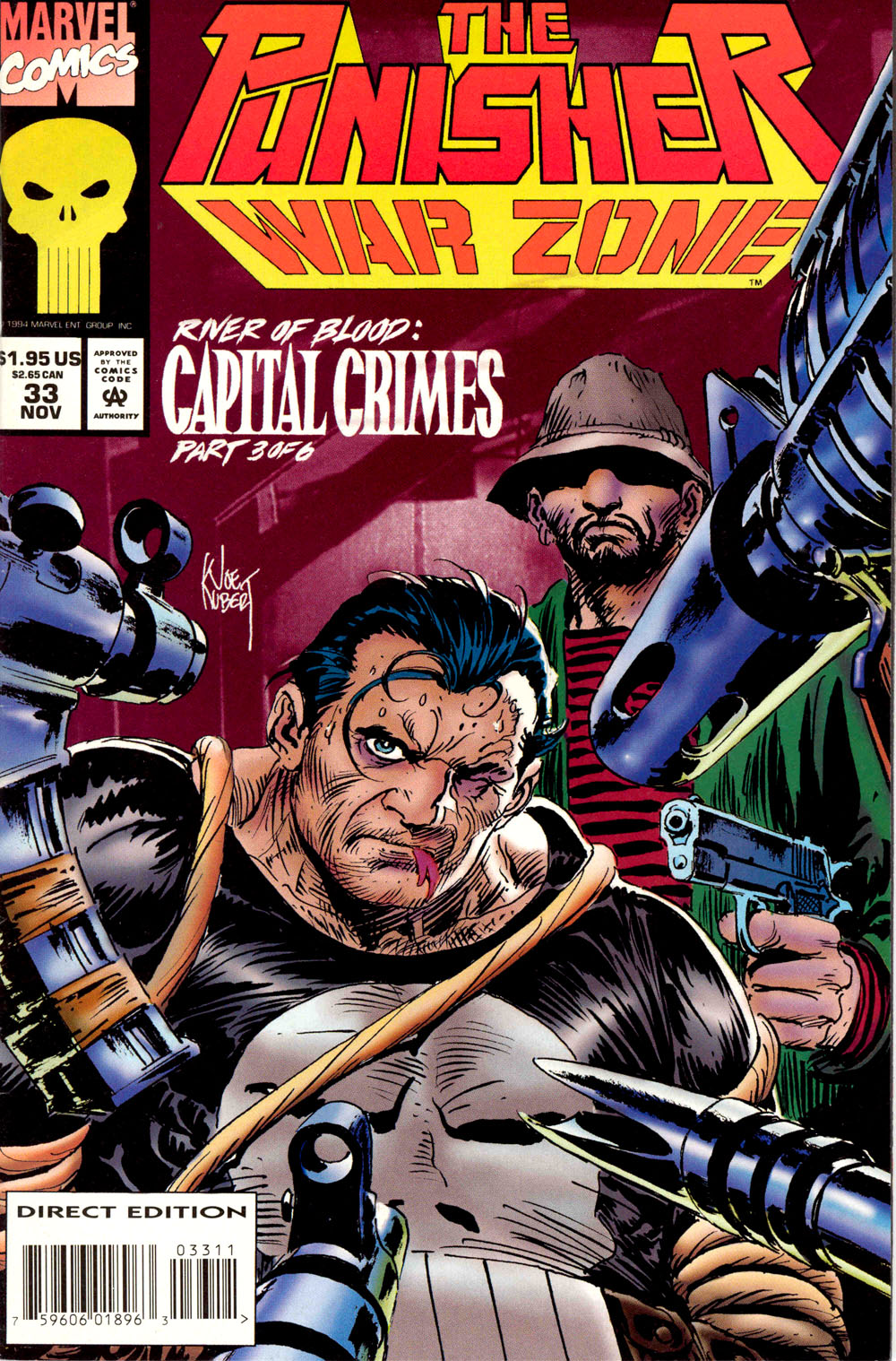 Read online The Punisher War Zone comic -  Issue #33 - 1