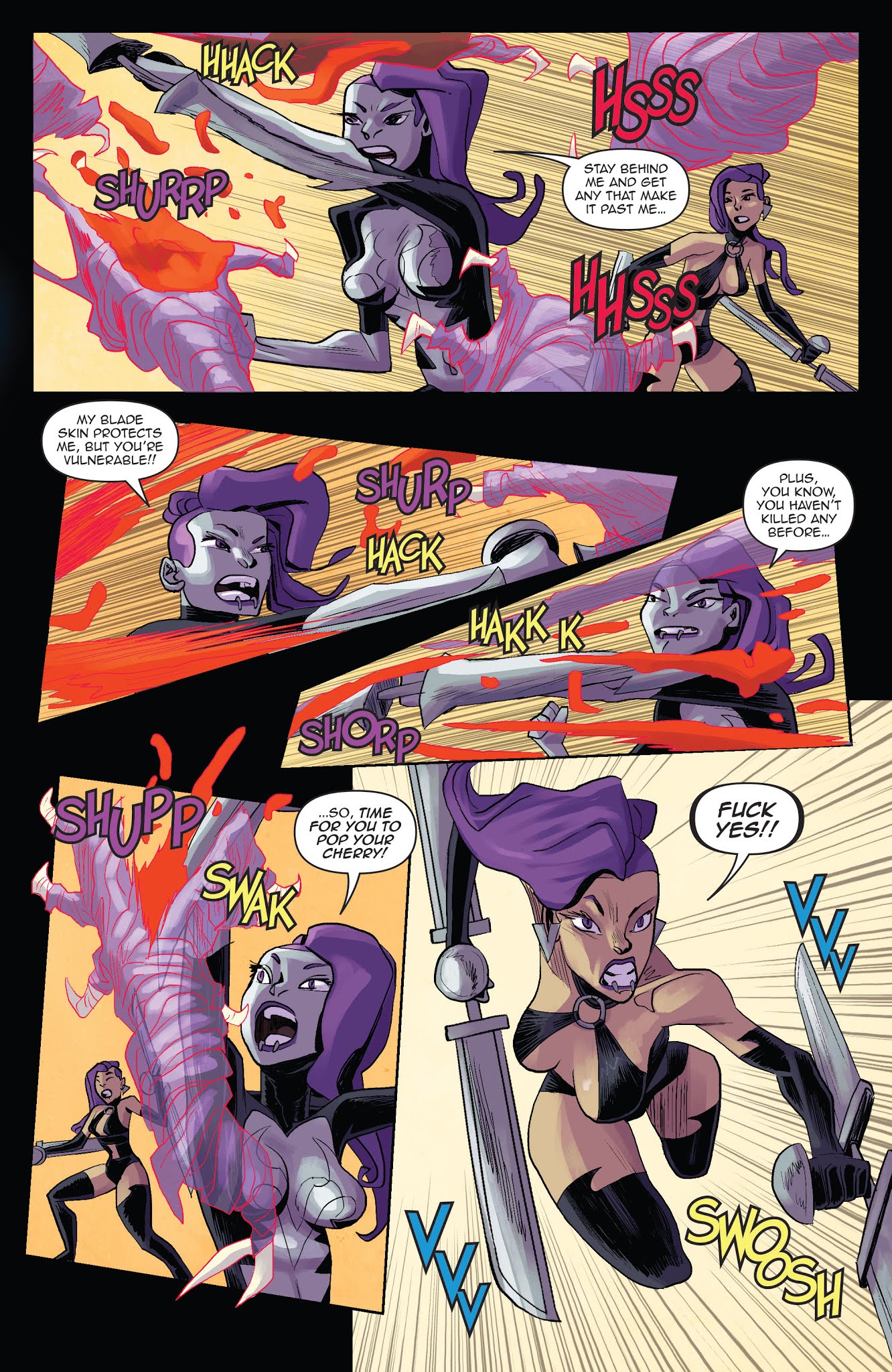 Read online Vampblade Season 3 comic -  Issue #3 - 7