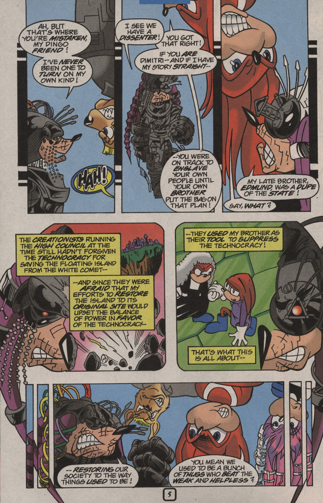 Read online Knuckles the Echidna comic -  Issue #24 - 8