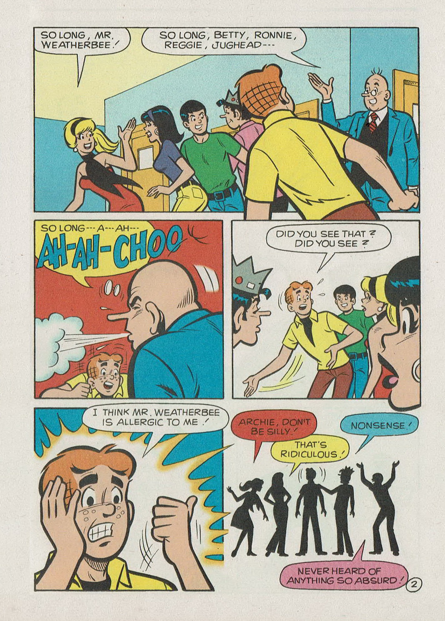 Read online Archie's Double Digest Magazine comic -  Issue #173 - 162
