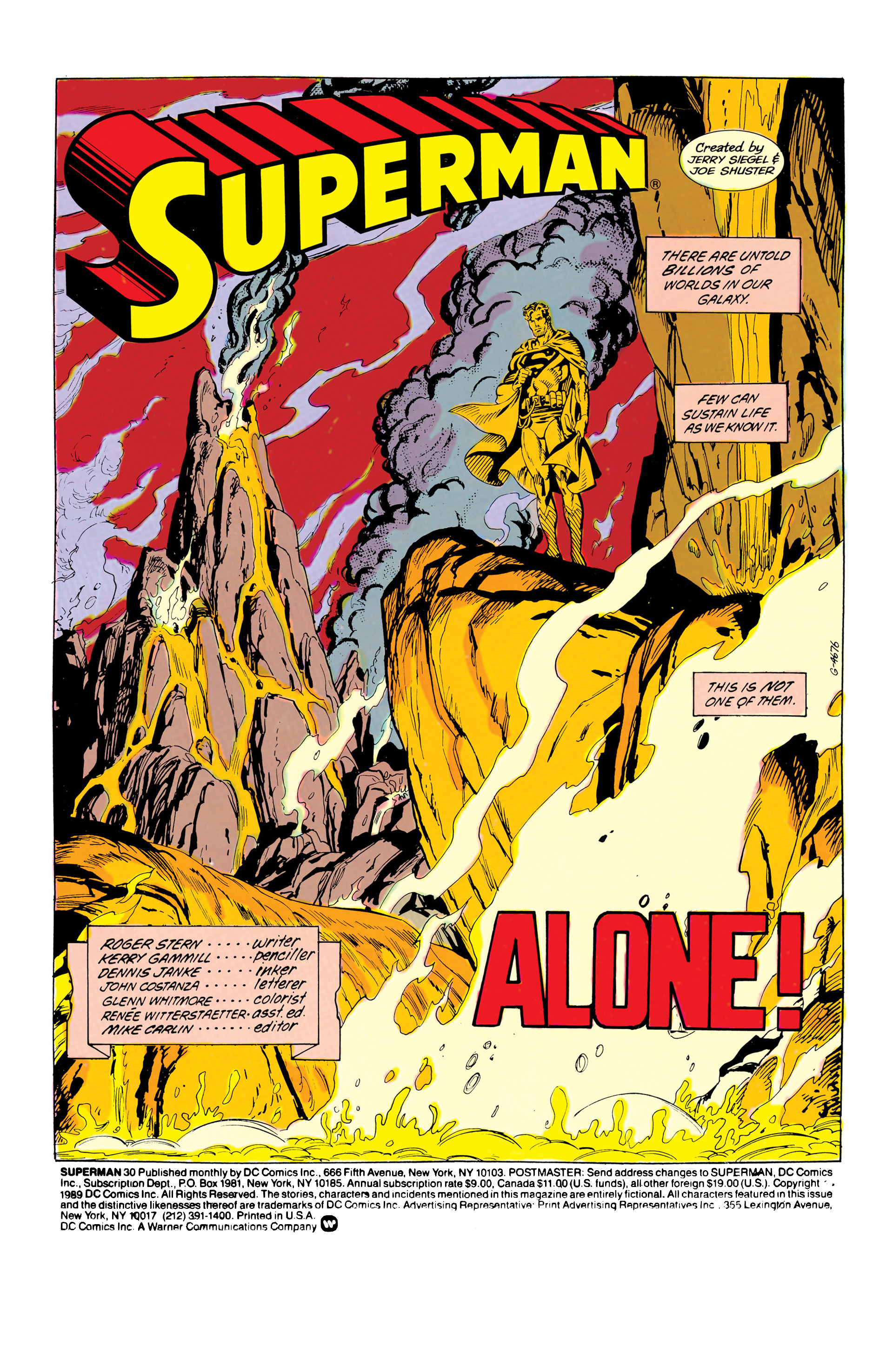 Read online Superman (1987) comic -  Issue #30 - 2