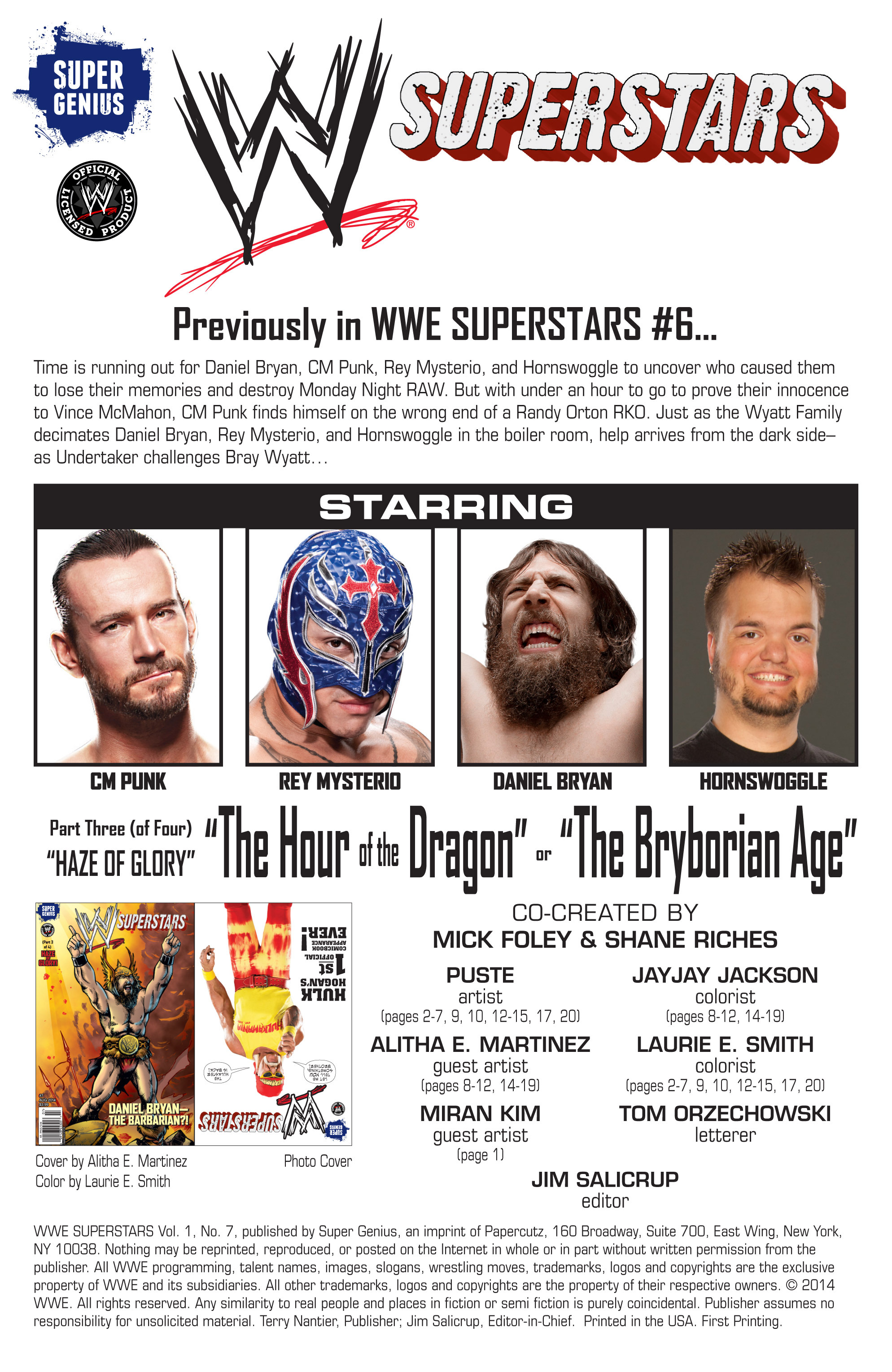 Read online WWE Superstars comic -  Issue #7 - 2