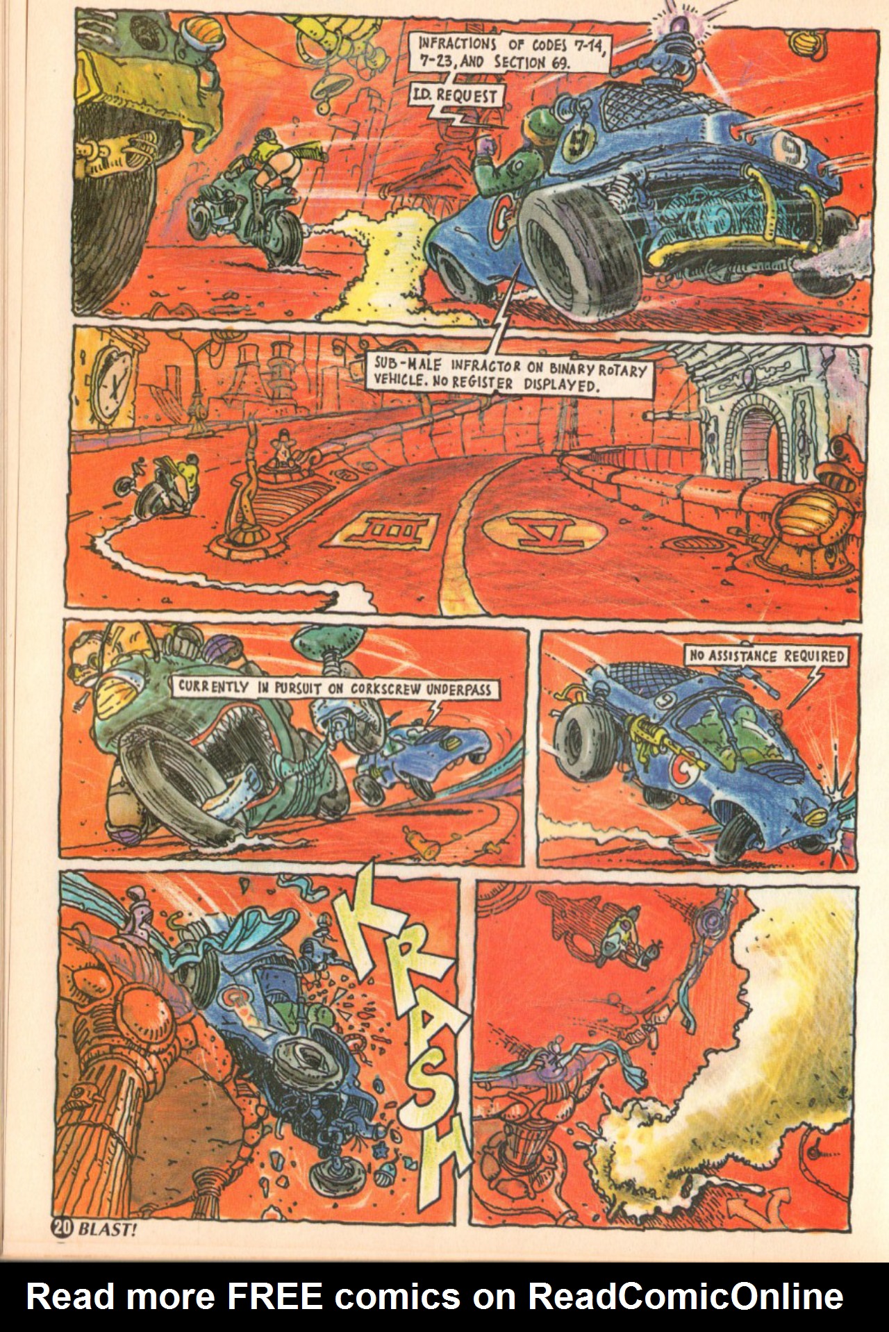 Read online Blast (1991) comic -  Issue #2 - 22