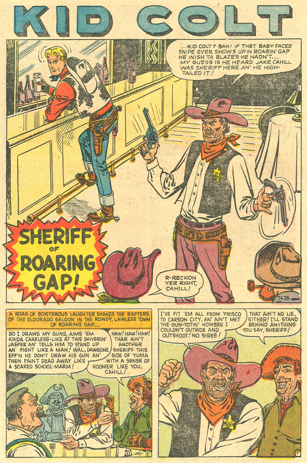 Read online Kid Colt Outlaw comic -  Issue #10 - 13