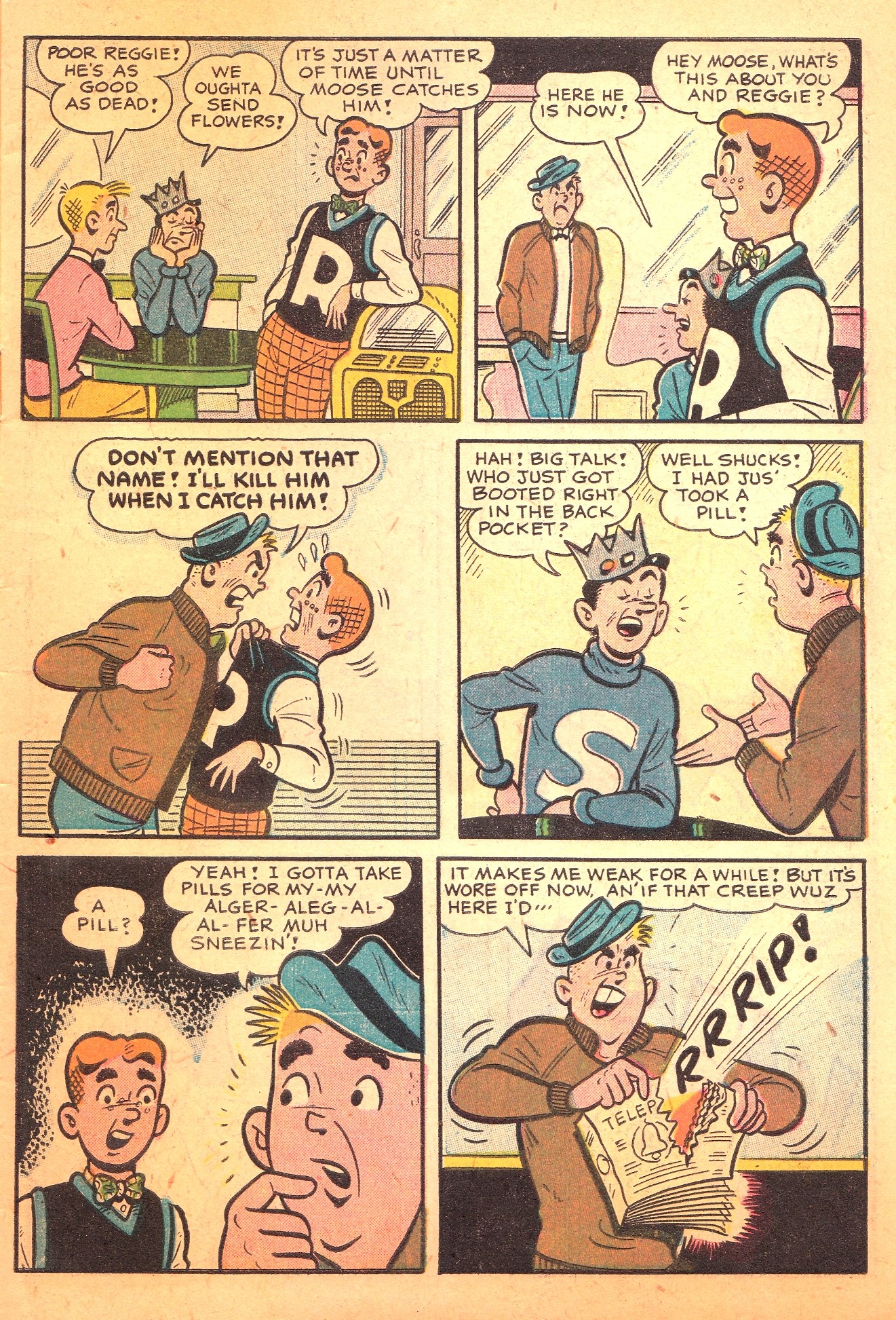 Read online Archie's Rival Reggie comic -  Issue #10 - 5