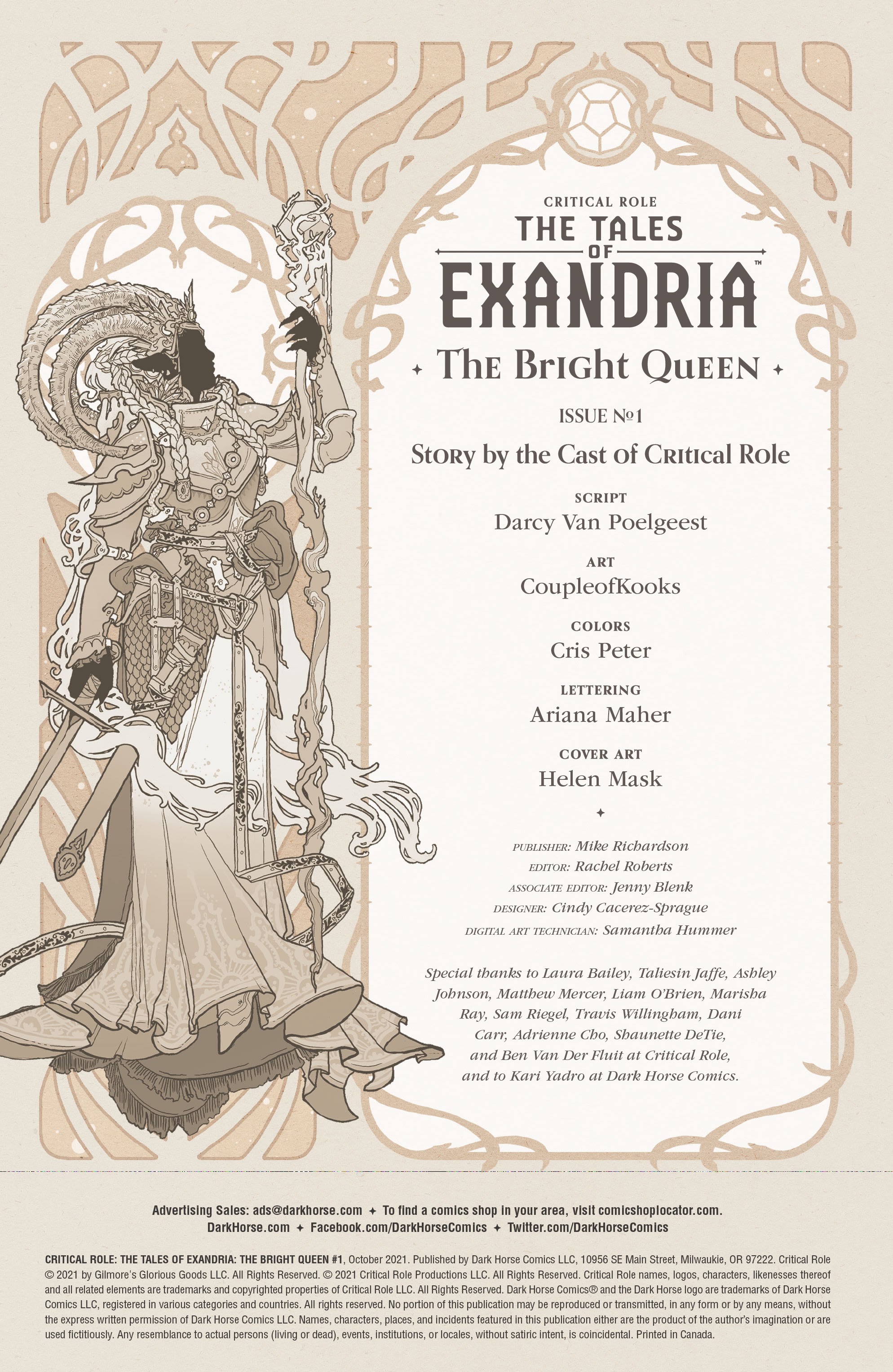 Read online Critical Role: The Tales of Exandria--The Bright Queen comic -  Issue #1 - 2