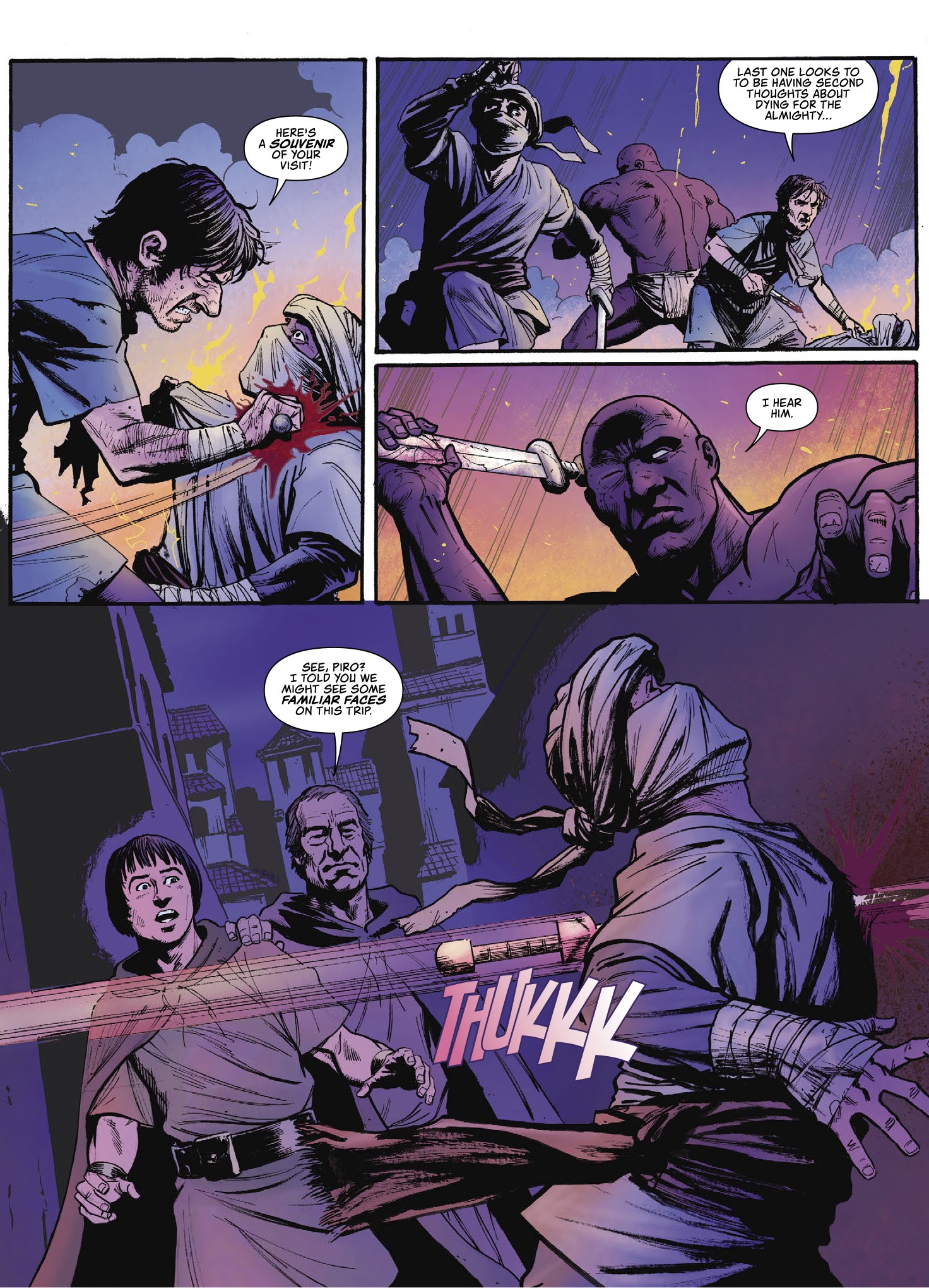 Read online Aquila: The Burning Fields comic -  Issue # TPB - 67