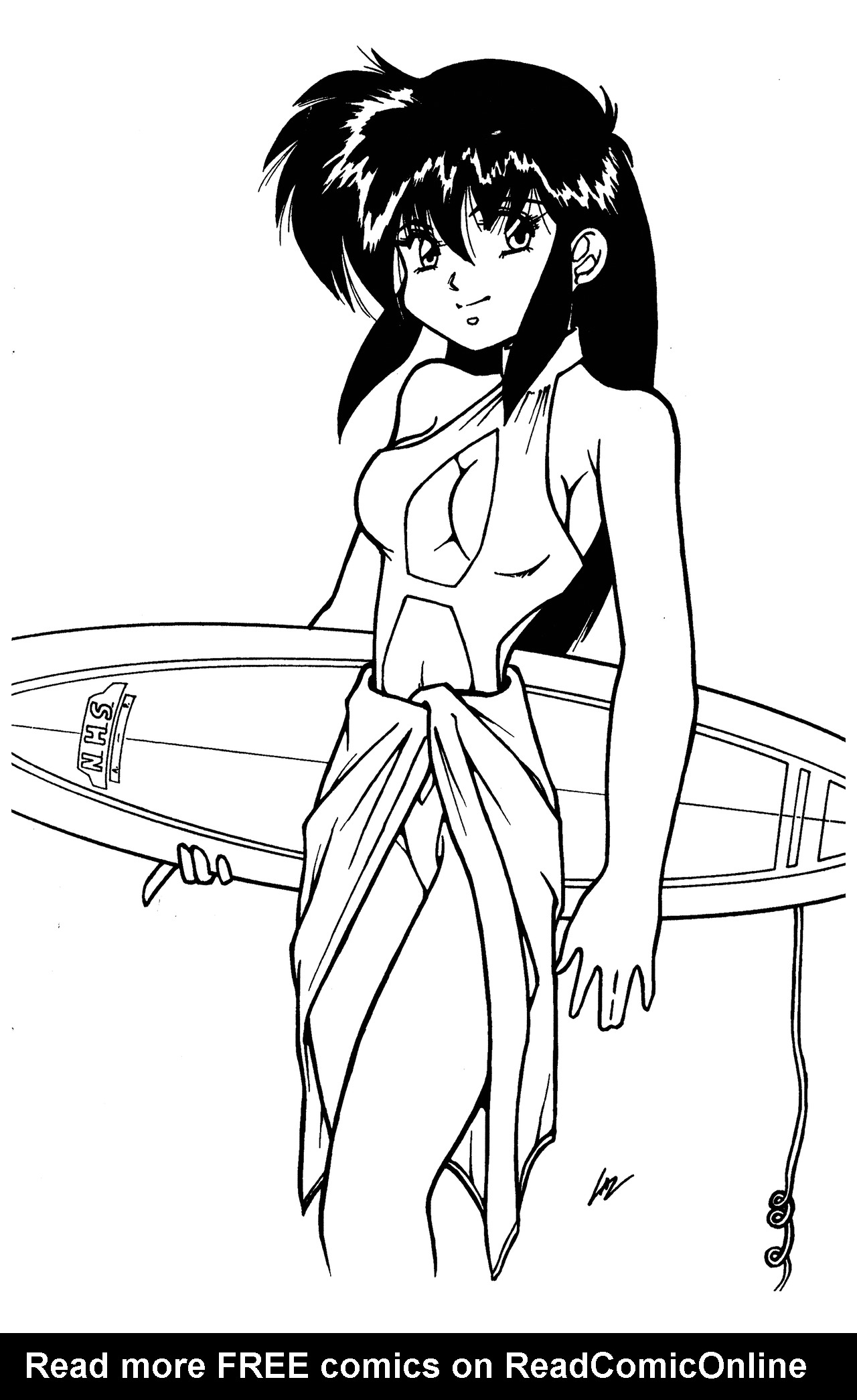 Read online Ninja High School Swimsuit comic -  Issue #6 - 7