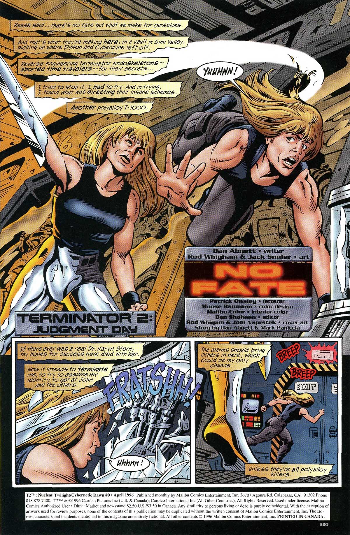Read online T2: Nuclear Twilight/Cybernetic Dawn comic -  Issue #0 - 22