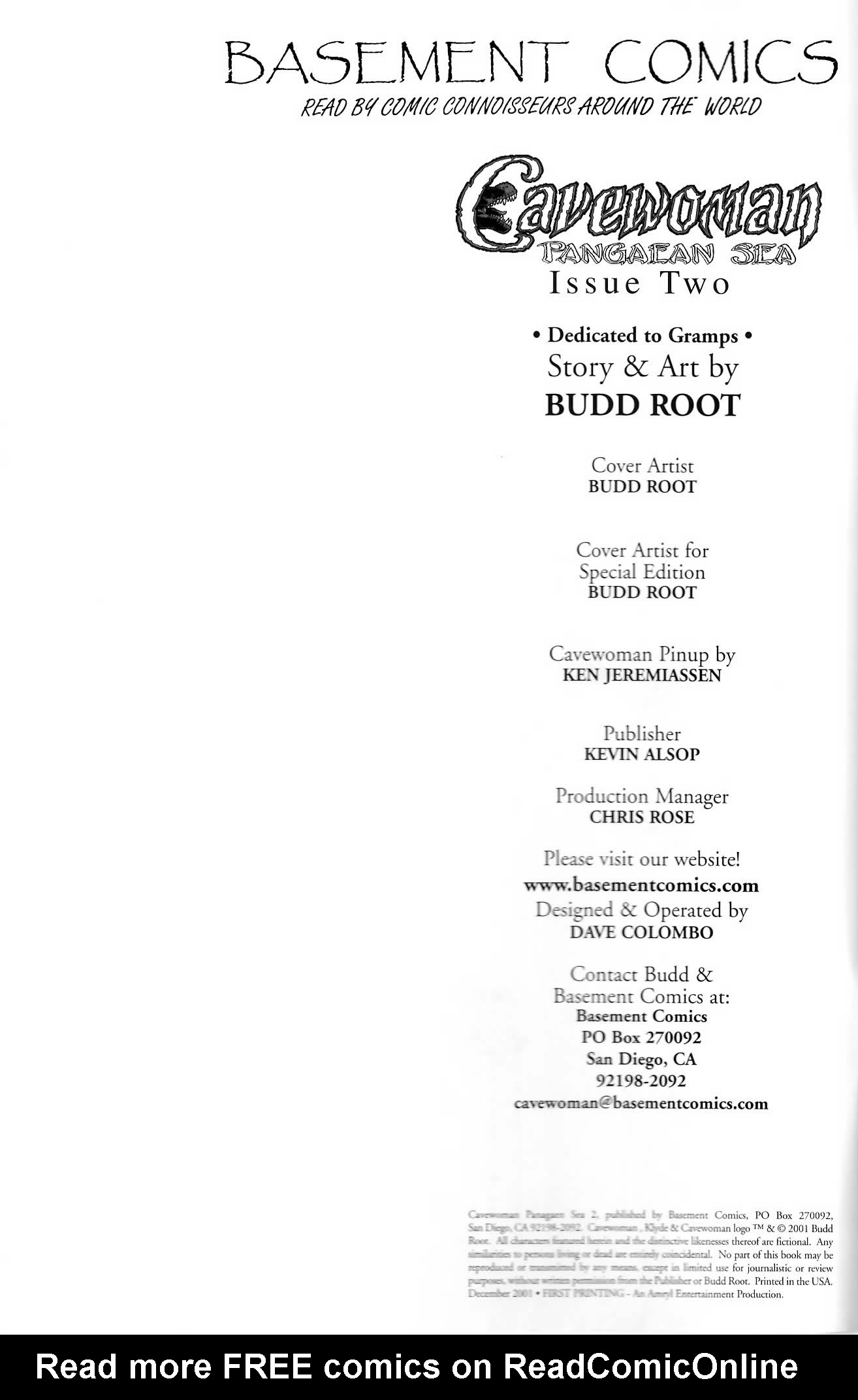 Read online Cavewoman: Pangaean Sea comic -  Issue #2 - 2