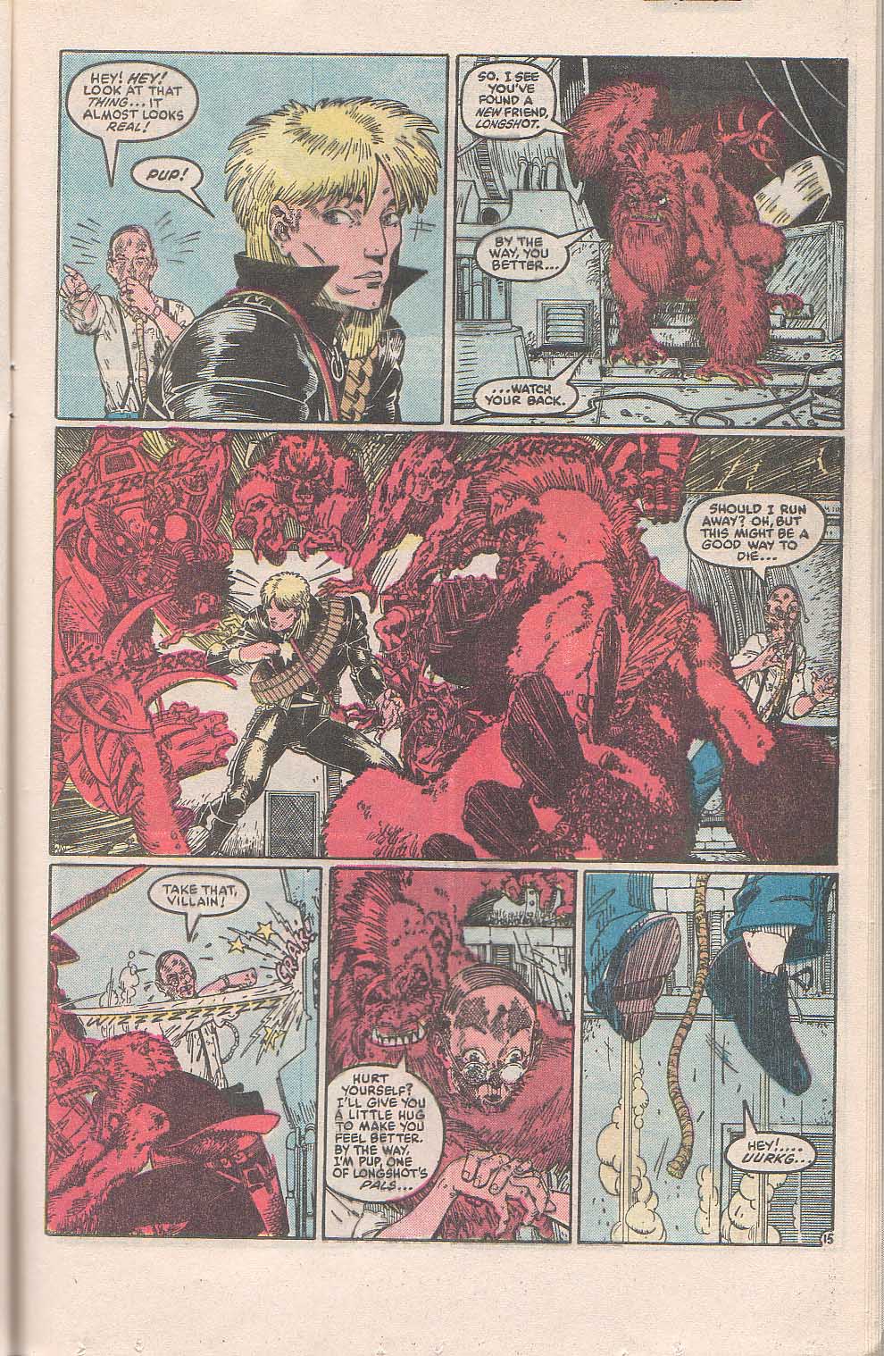 Read online Longshot (1985) comic -  Issue #3 - 16