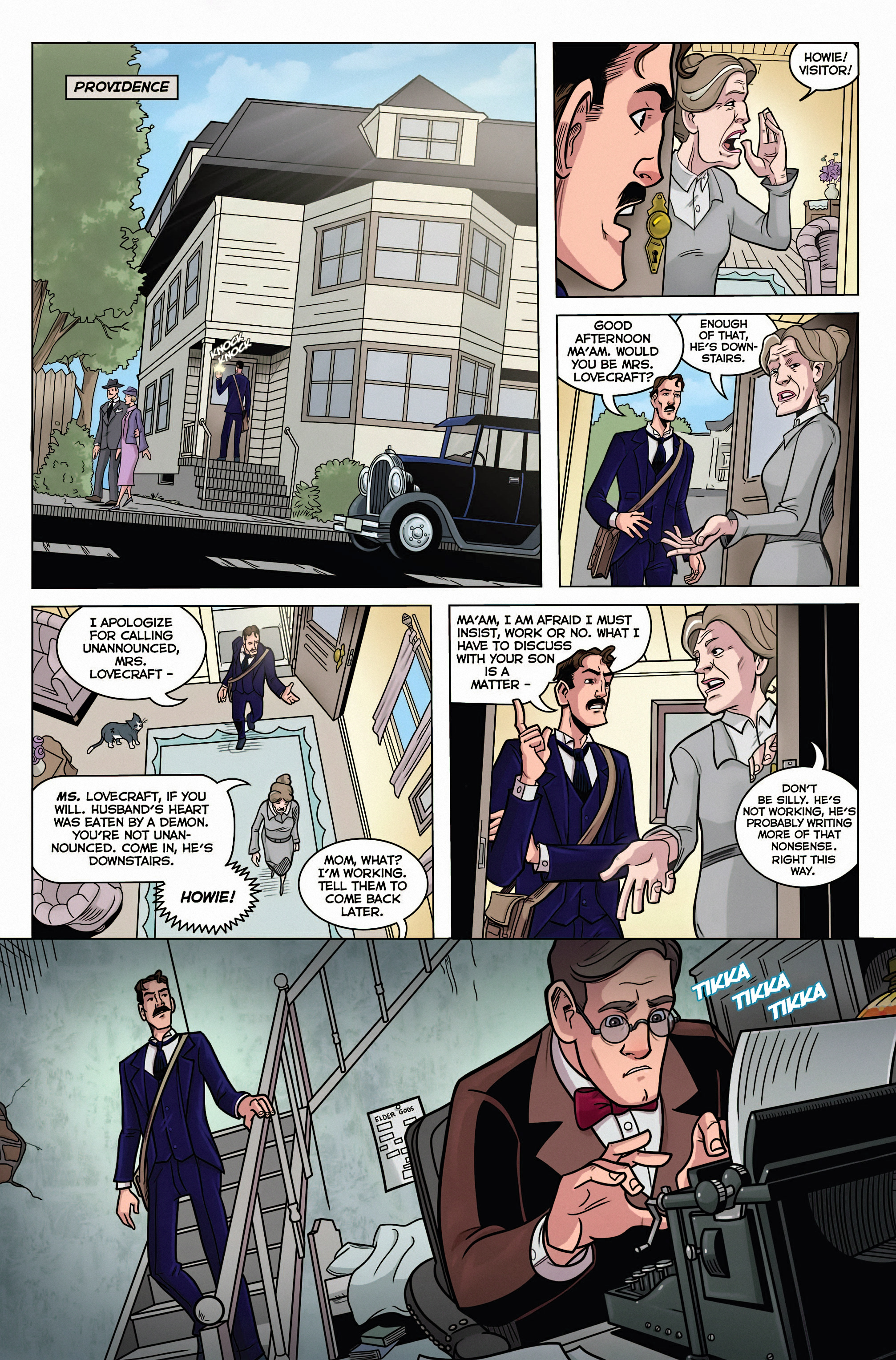 Read online Herald: Lovecraft and Tesla comic -  Issue #1 - 19