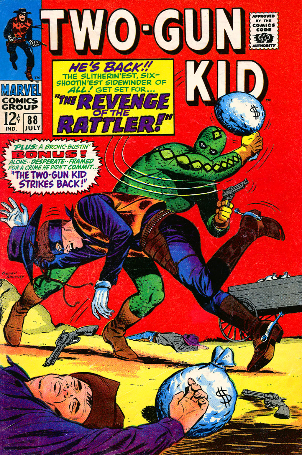 Read online Two-Gun Kid comic -  Issue #88 - 1