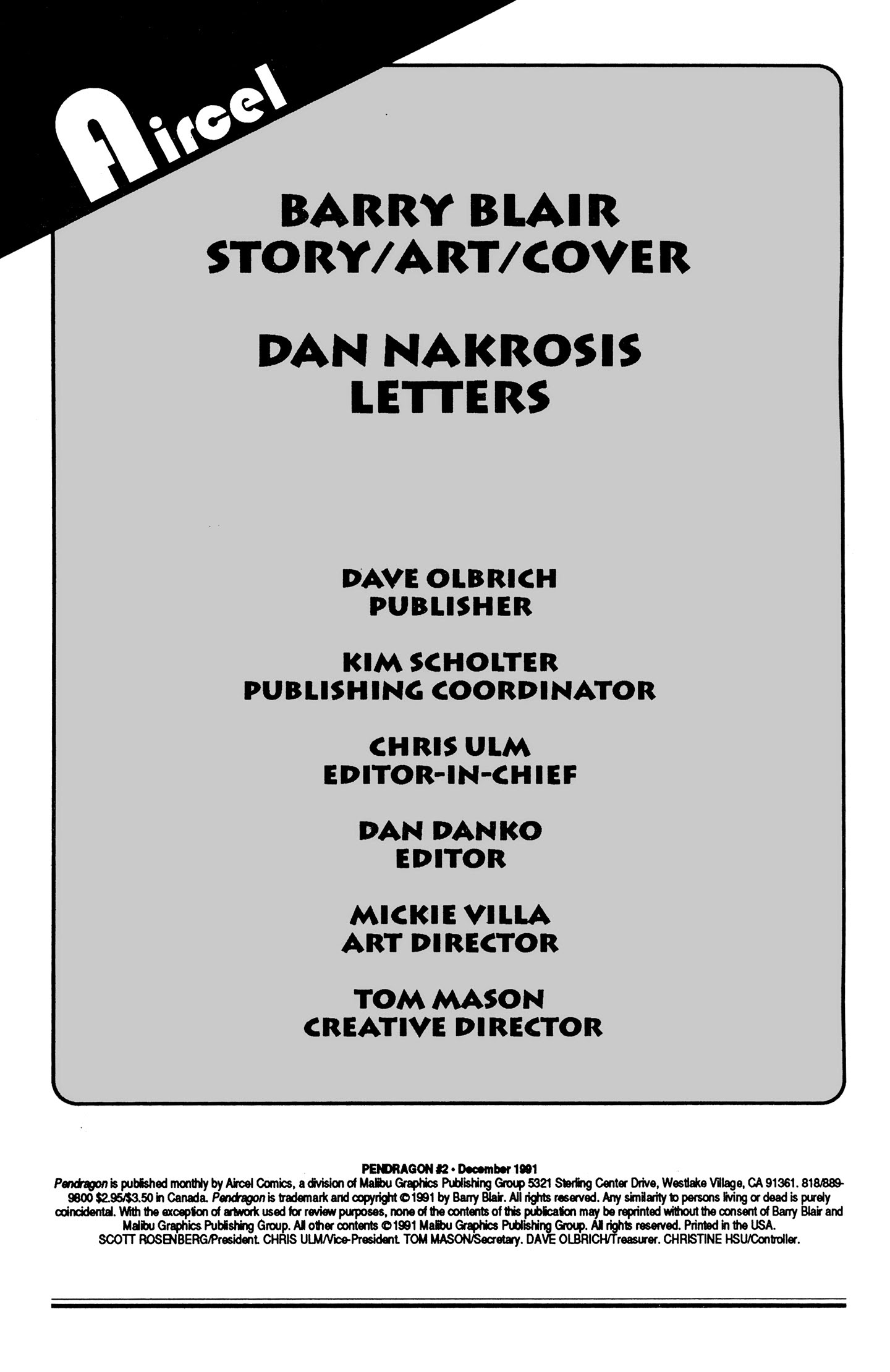 Read online Pendragon comic -  Issue #2 - 2