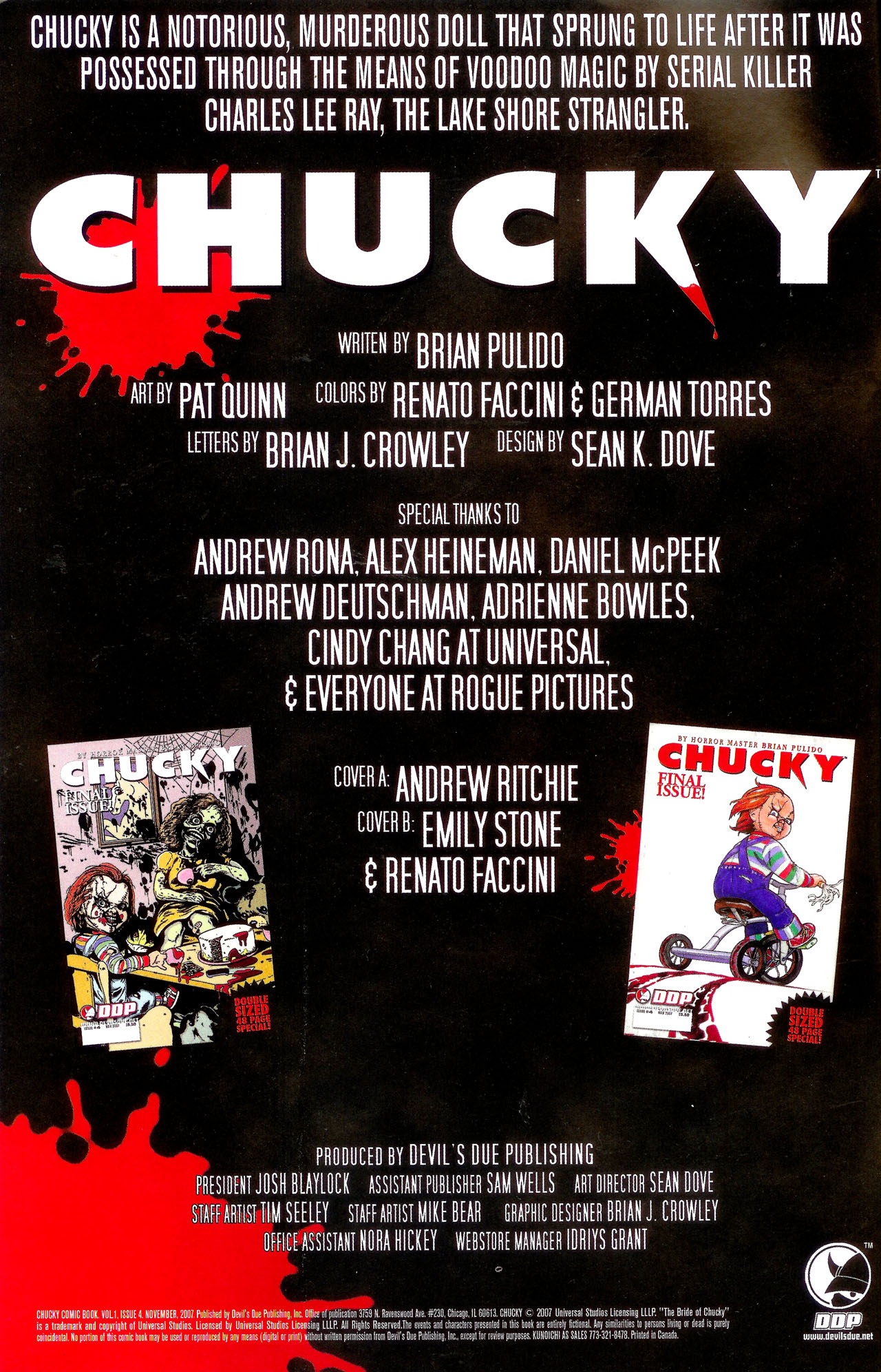 Read online Chucky comic -  Issue #4 - 2