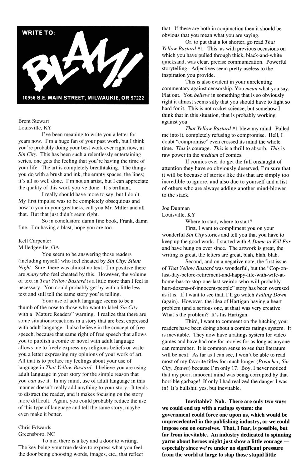 Read online Sin City: That Yellow Bastard comic -  Issue #4 - 30