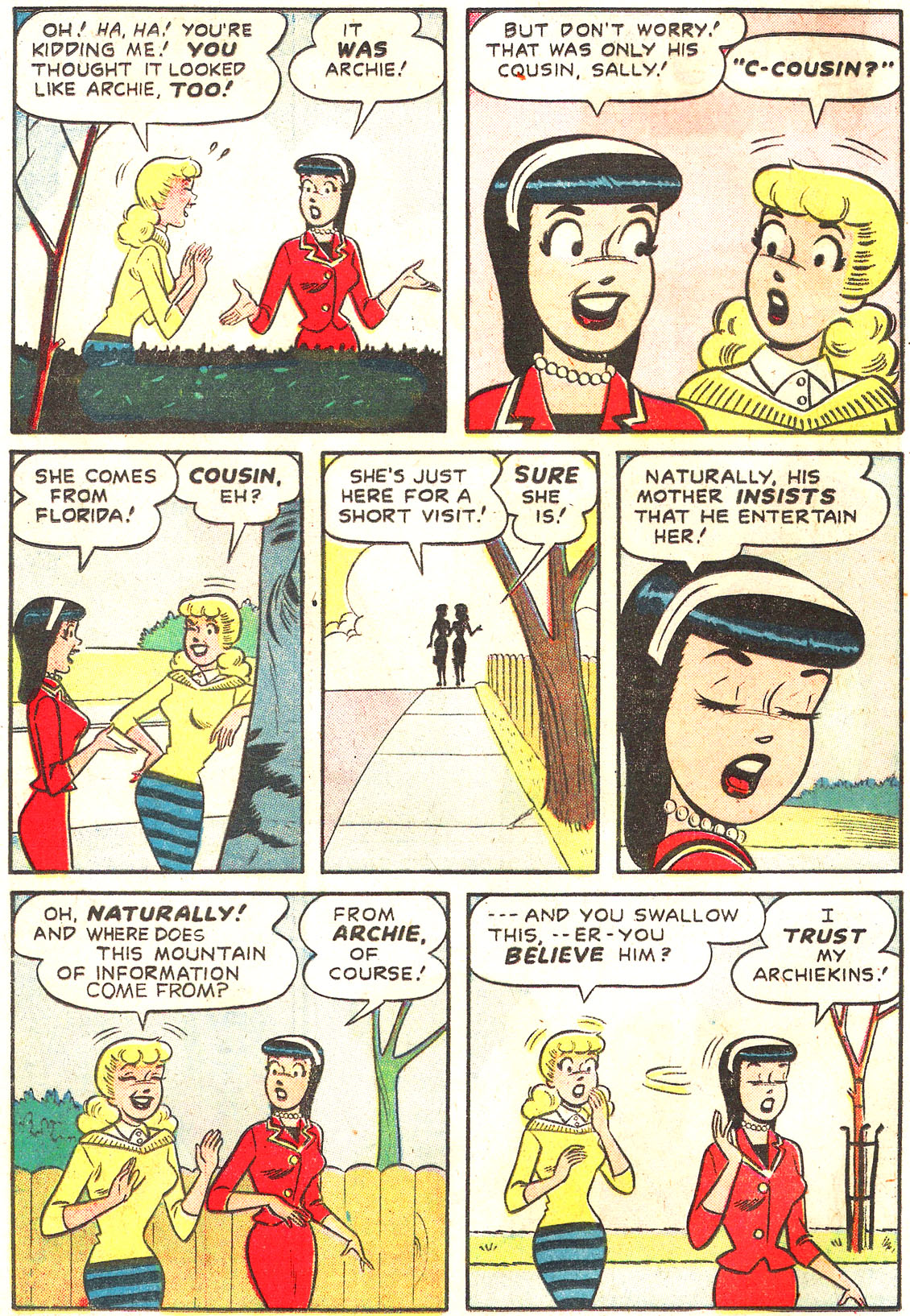 Read online Archie's Girls Betty and Veronica comic -  Issue #54 - 4