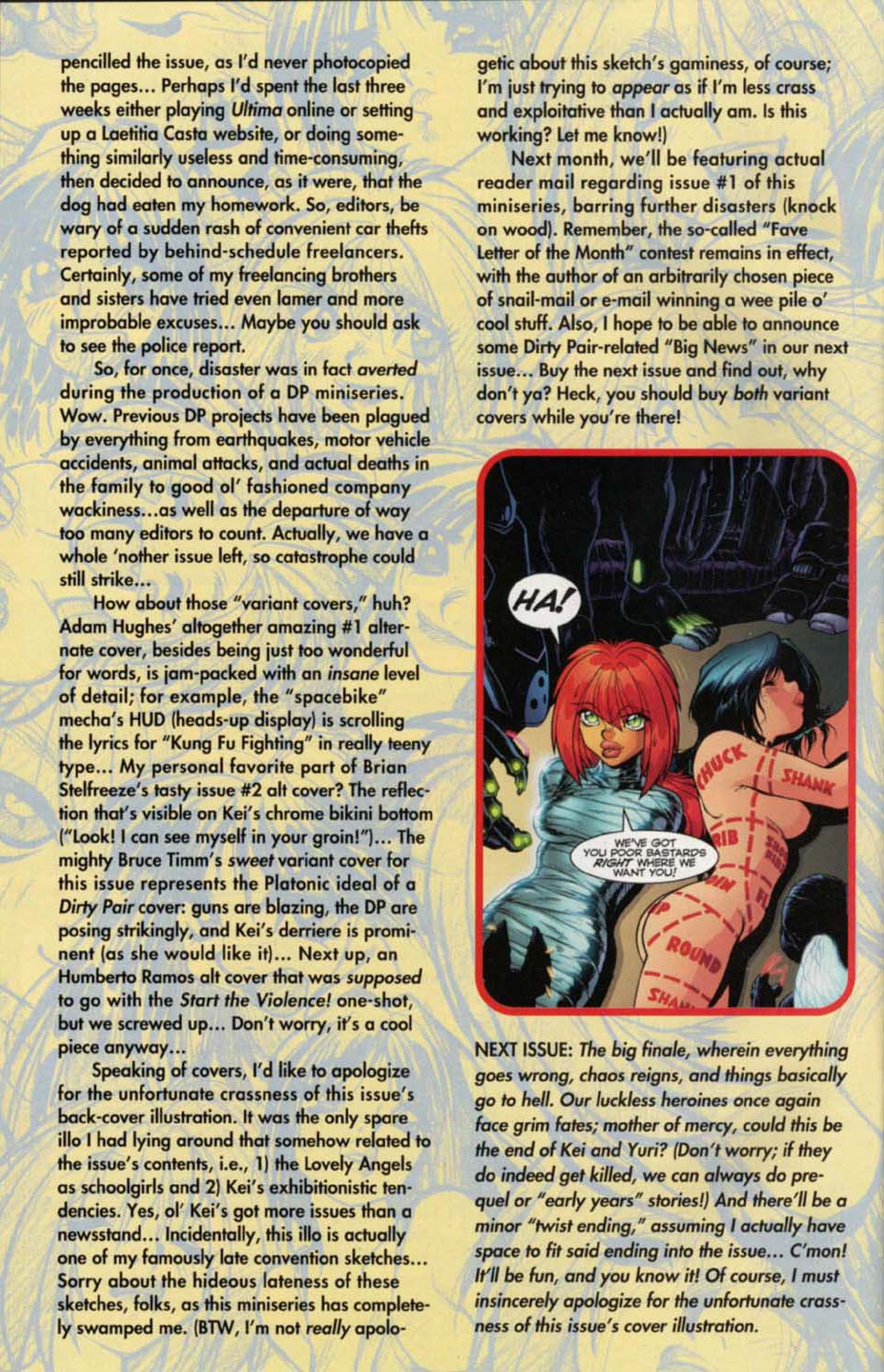 Read online Dirty Pair: Run From the Future comic -  Issue #3 - 28