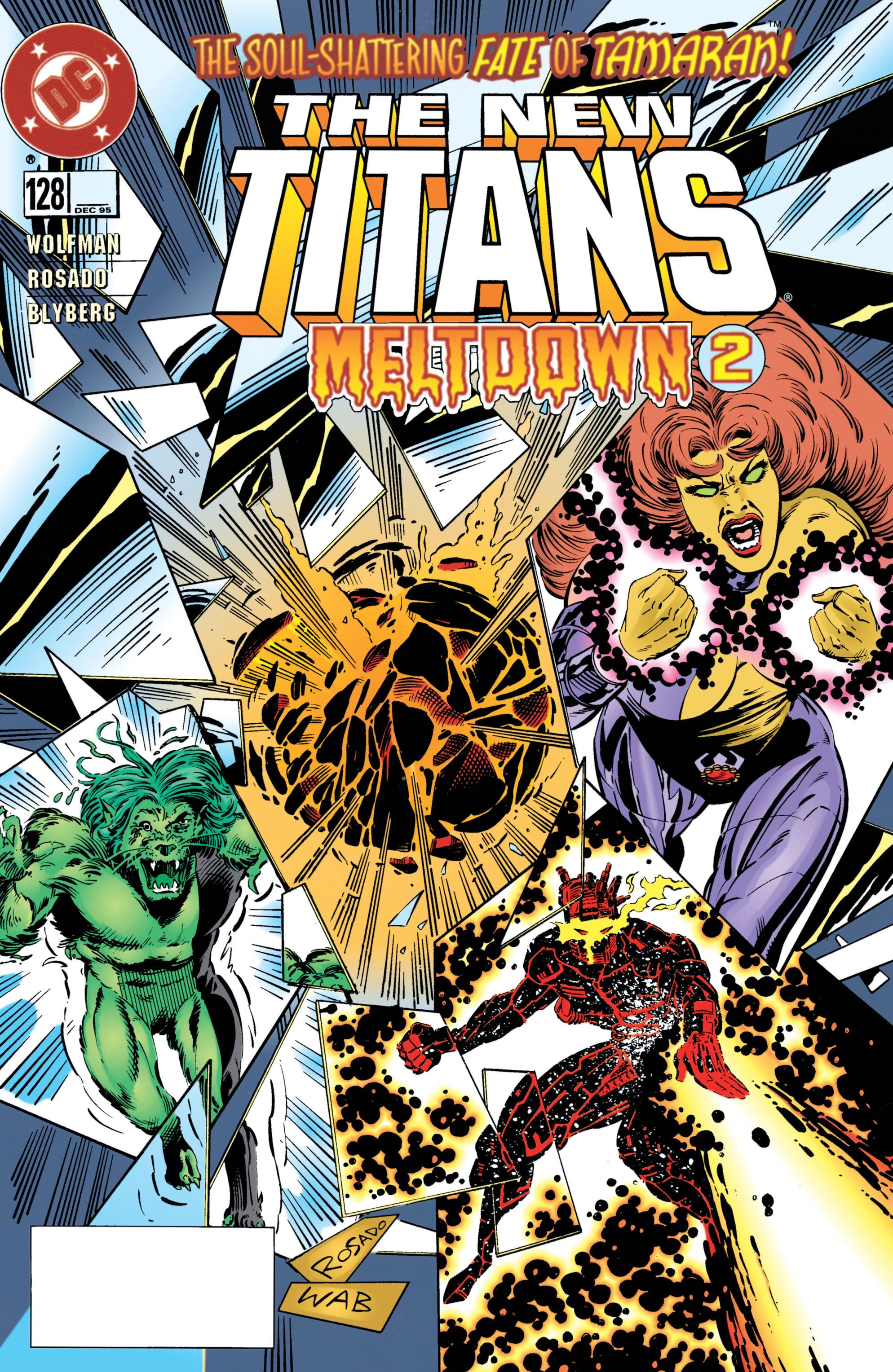 Read online The New Titans (1988) comic -  Issue #128 - 1