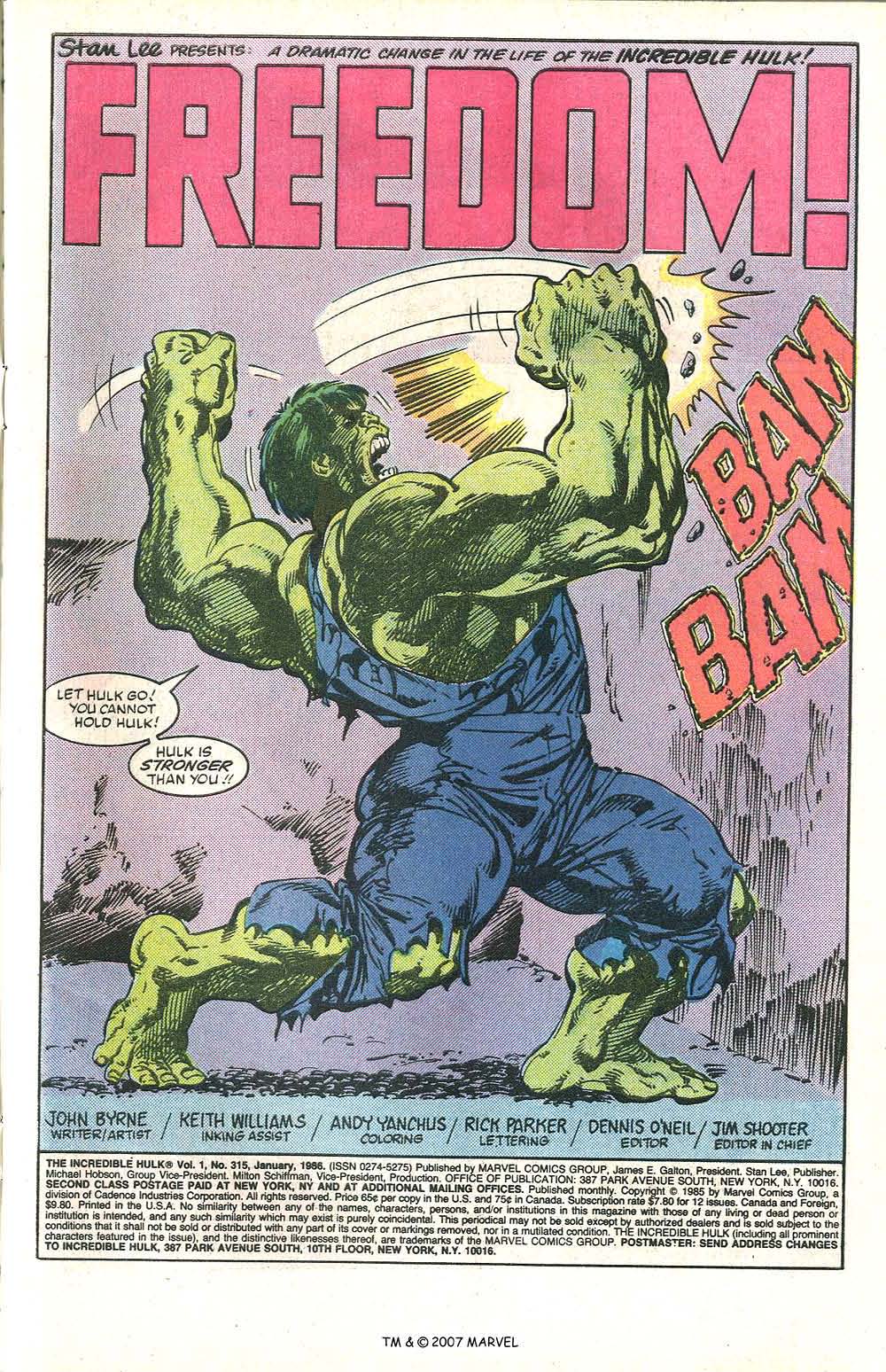 Read online The Incredible Hulk (1968) comic -  Issue #315 - 3