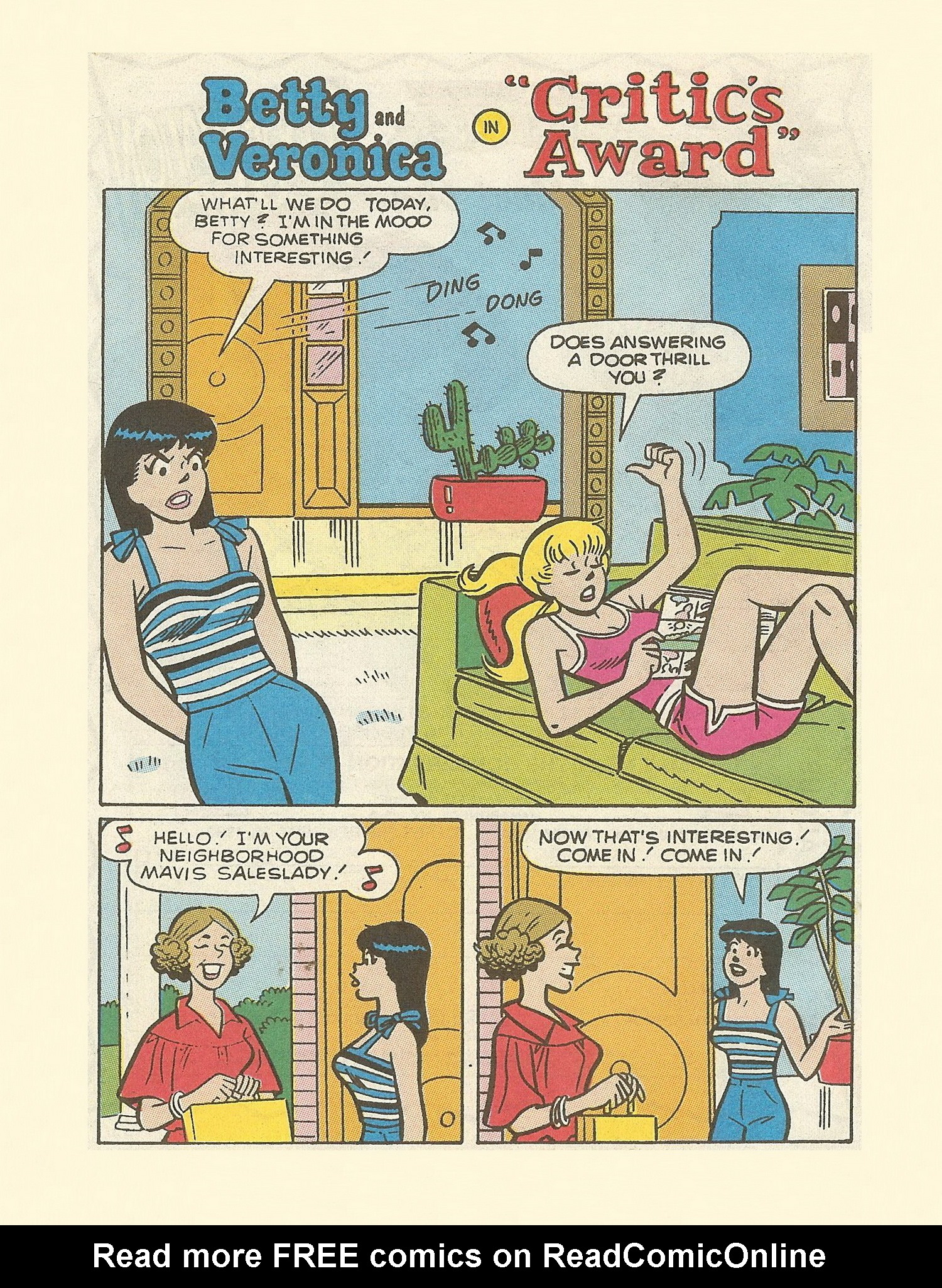 Read online Betty and Veronica Digest Magazine comic -  Issue #57 - 50
