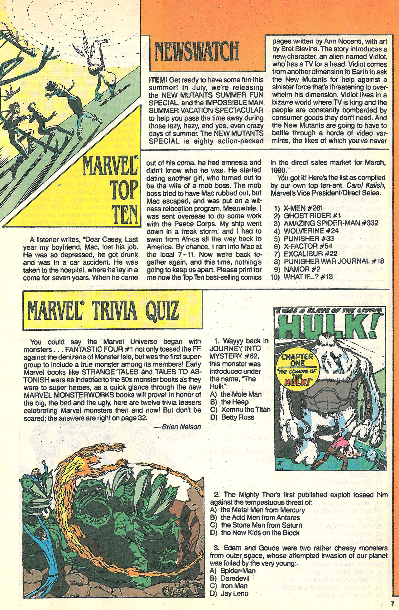 Read online Marvel Age comic -  Issue #91 - 9