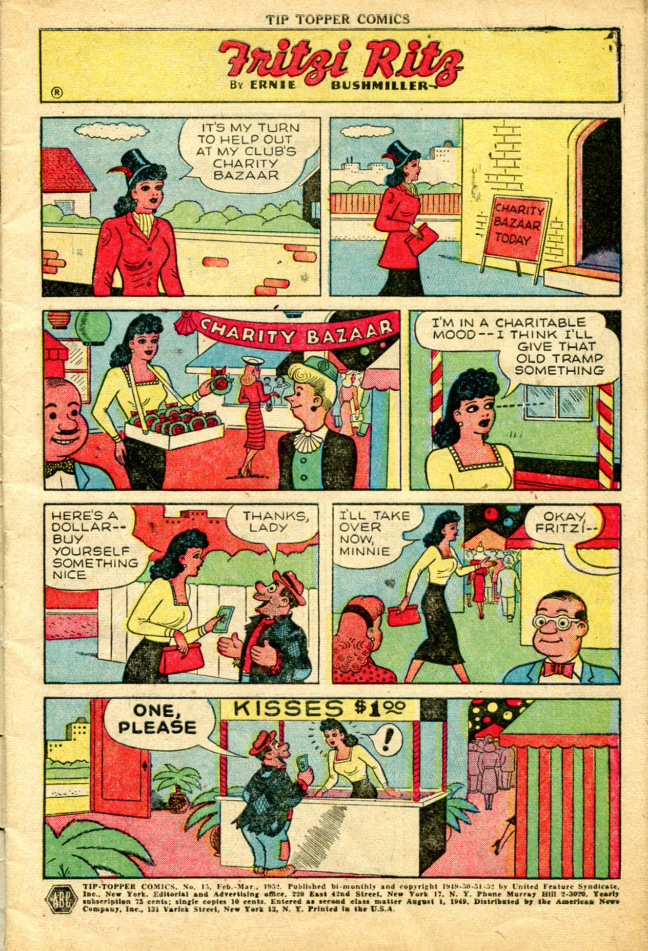 Read online Tip Topper Comics comic -  Issue #15 - 3