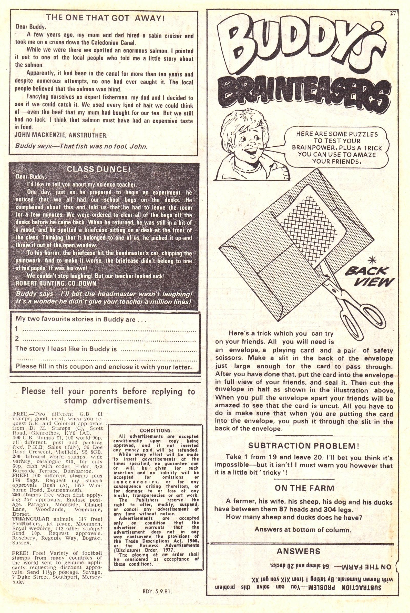 Read online Buddy comic -  Issue #30 - 27