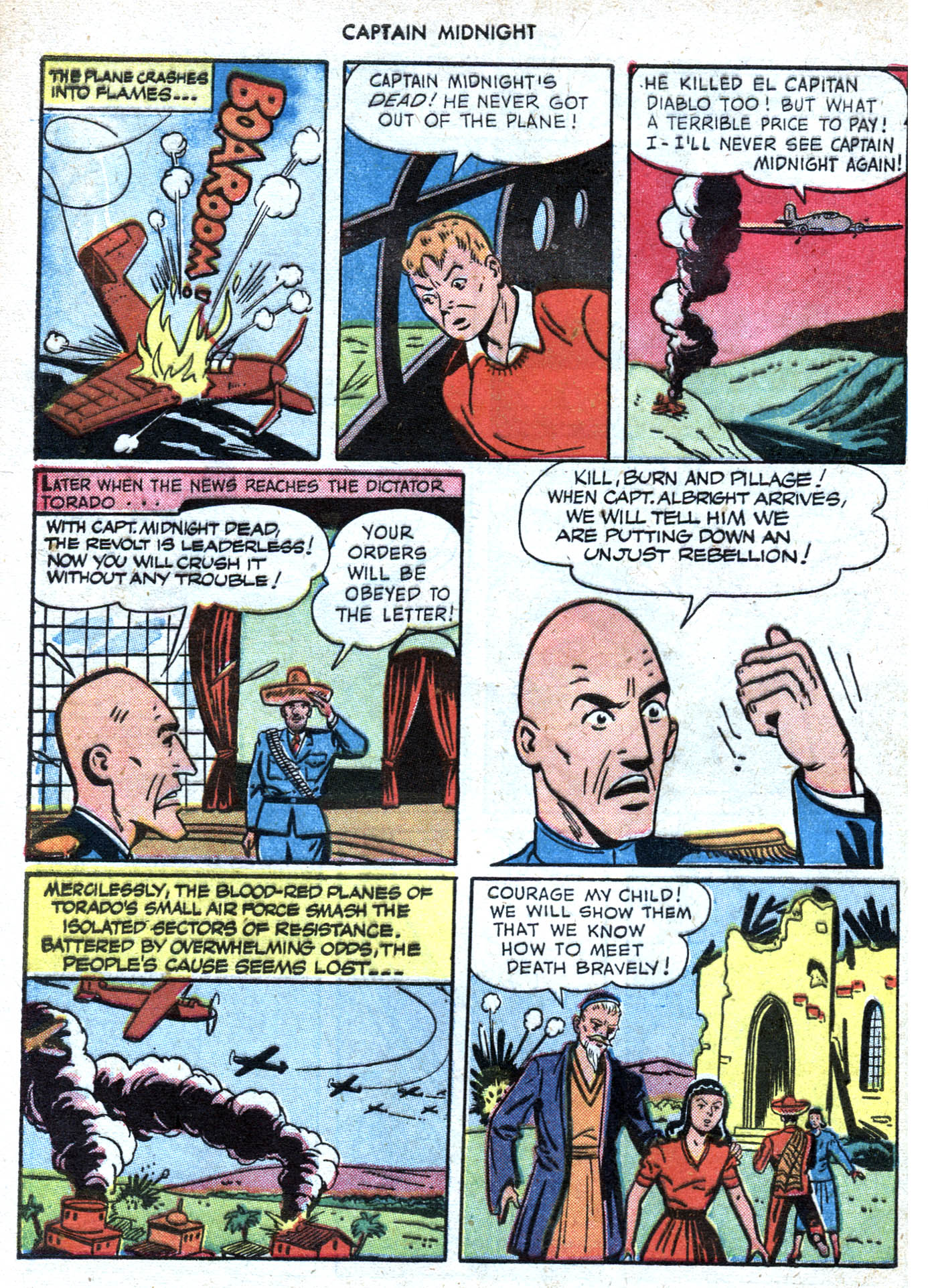 Read online Captain Midnight (1942) comic -  Issue #54 - 46