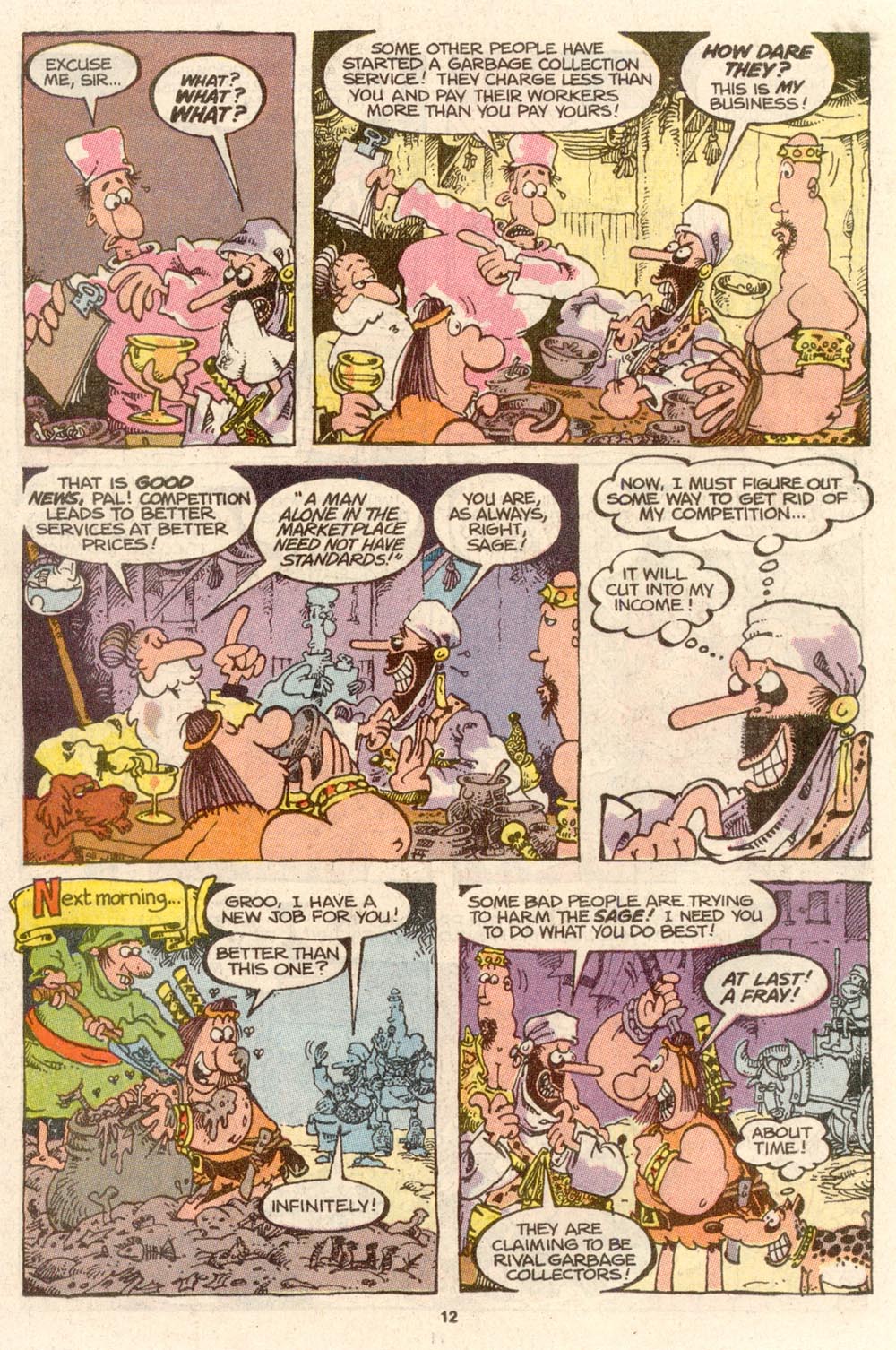 Read online Sergio Aragonés Groo the Wanderer comic -  Issue #65 - 12