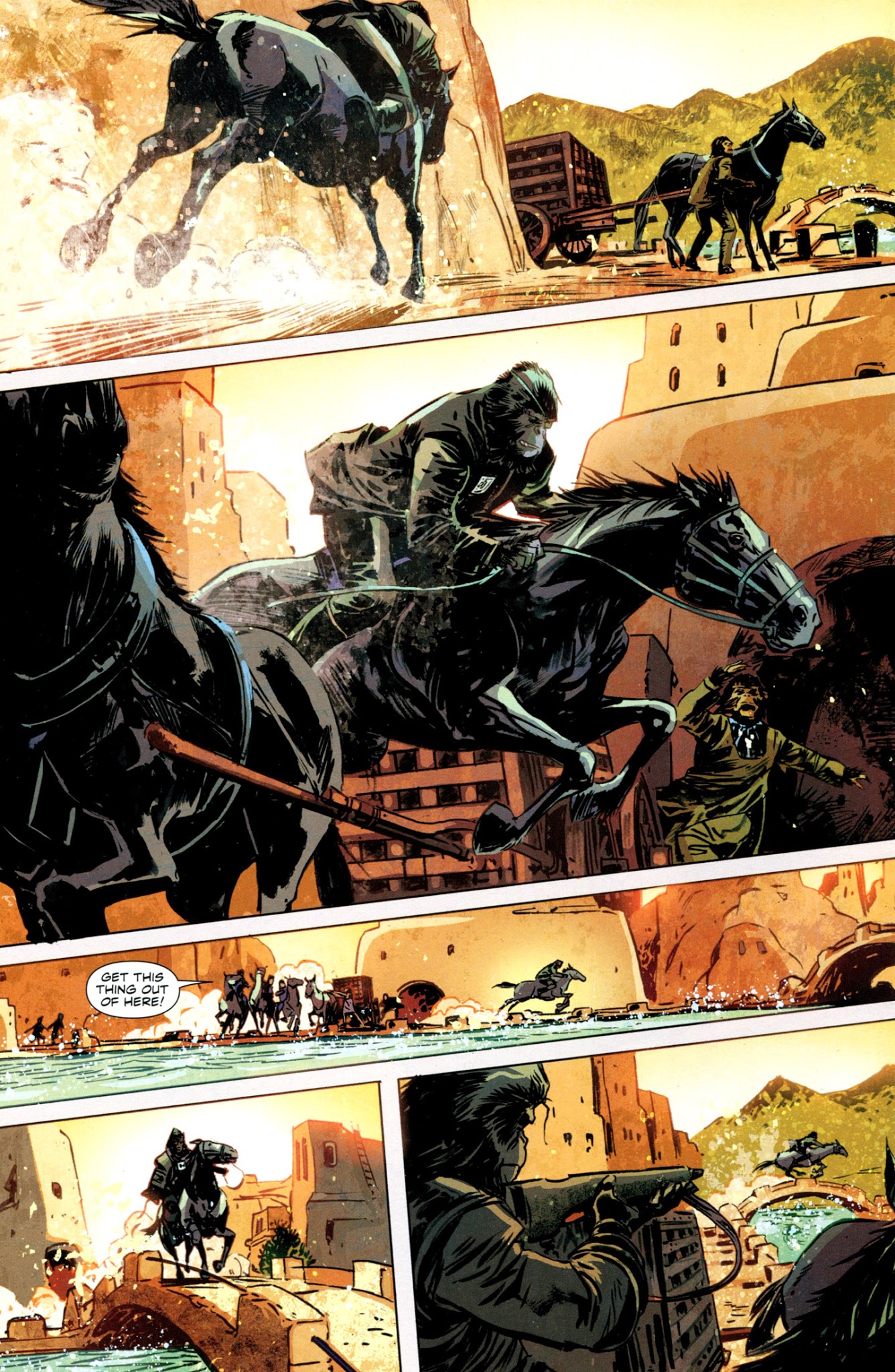 Read online Betrayal of the Planet of the Apes comic -  Issue #2 - 8