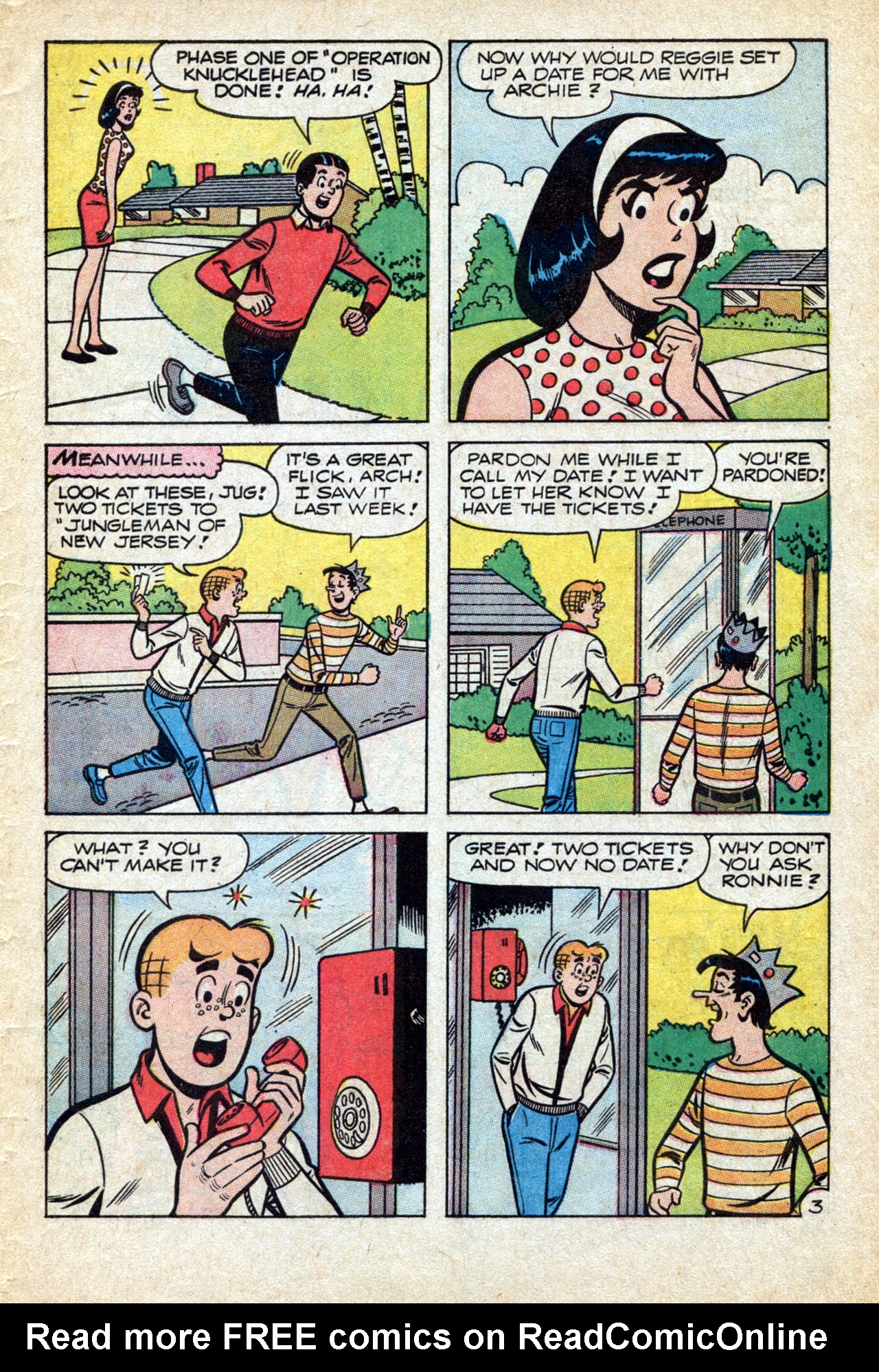 Read online Reggie and Me (1966) comic -  Issue #27 - 31