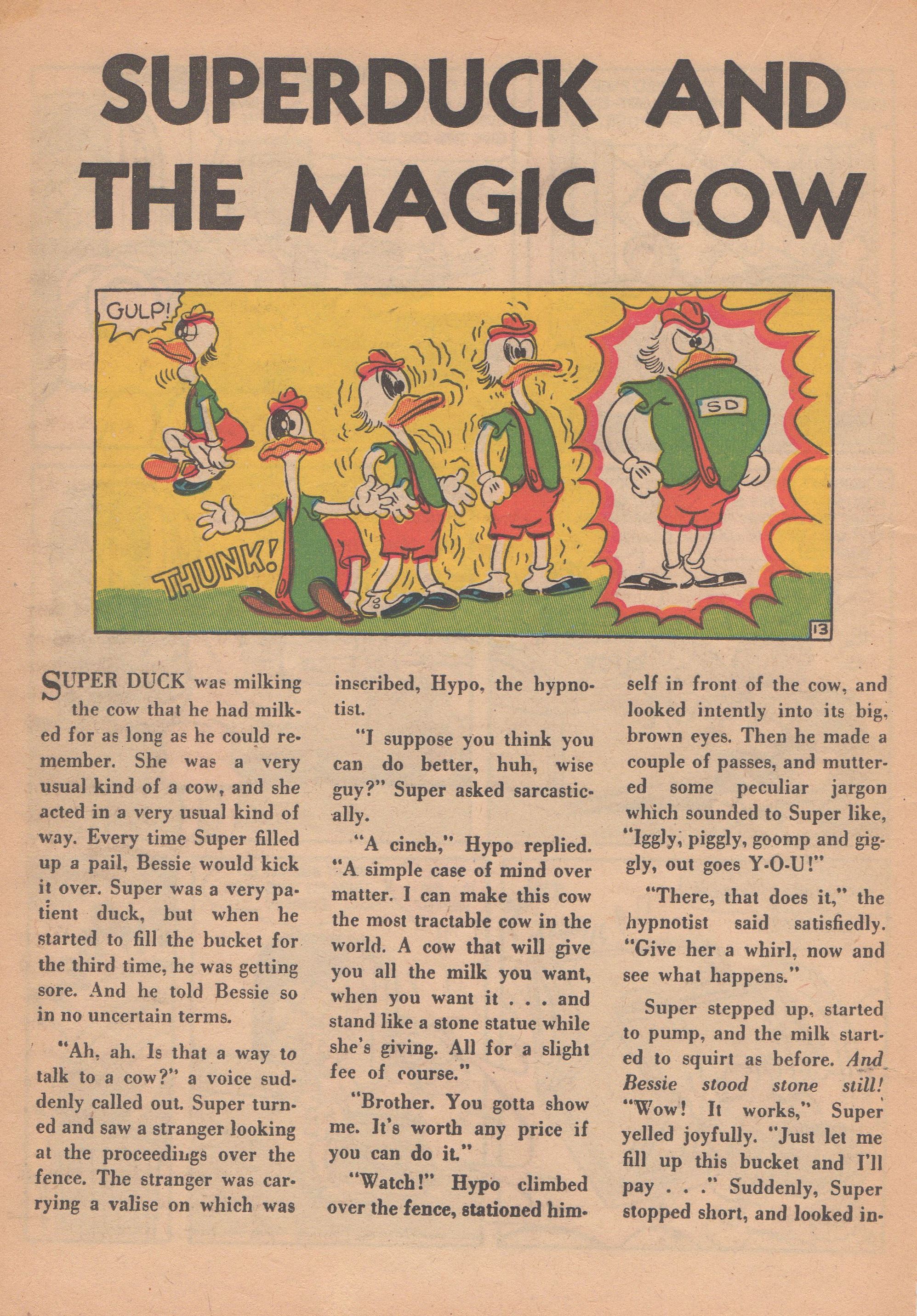 Read online Super Duck Comics comic -  Issue #6 - 34