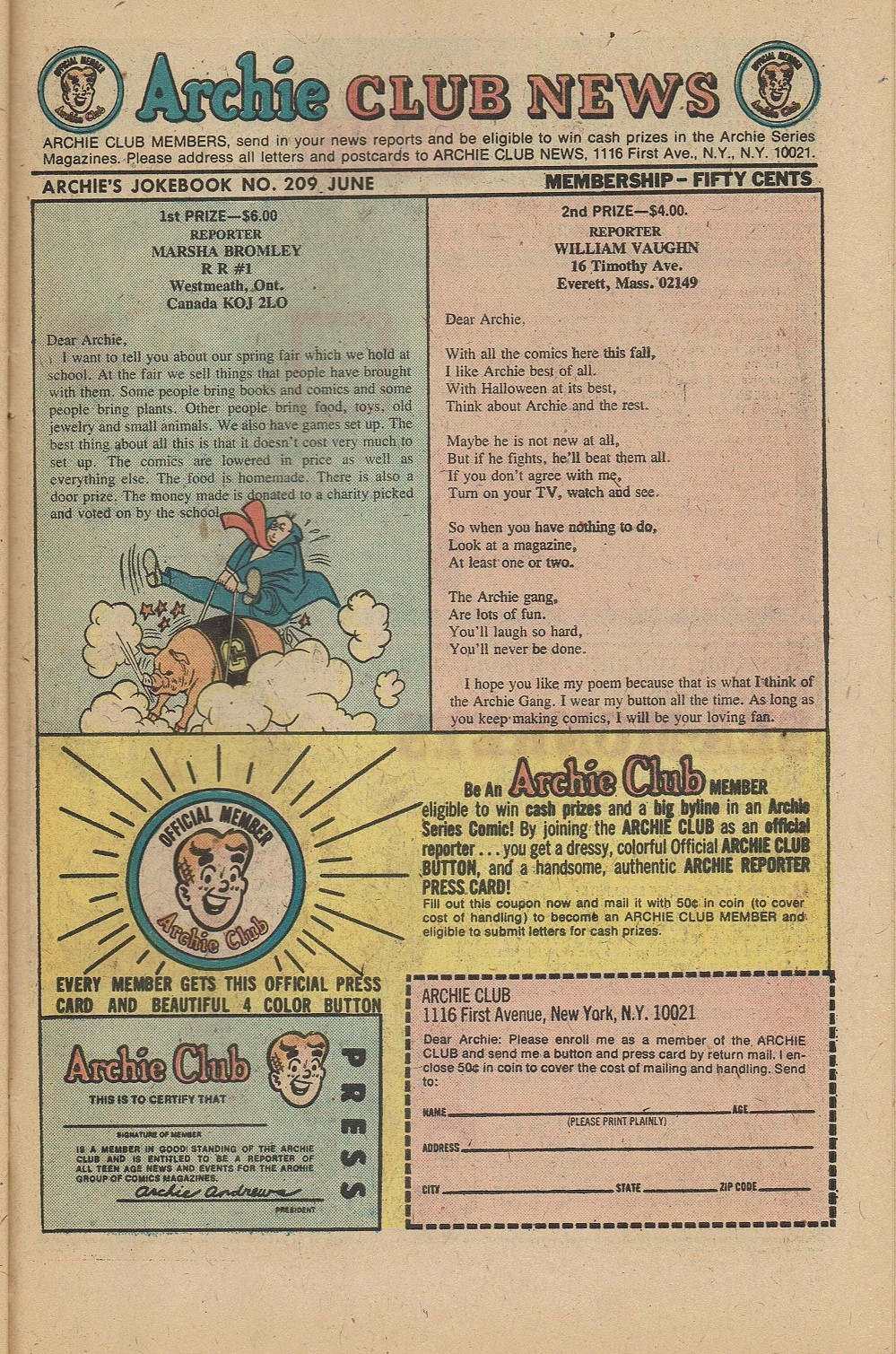 Read online Archie's Joke Book Magazine comic -  Issue #209 - 27