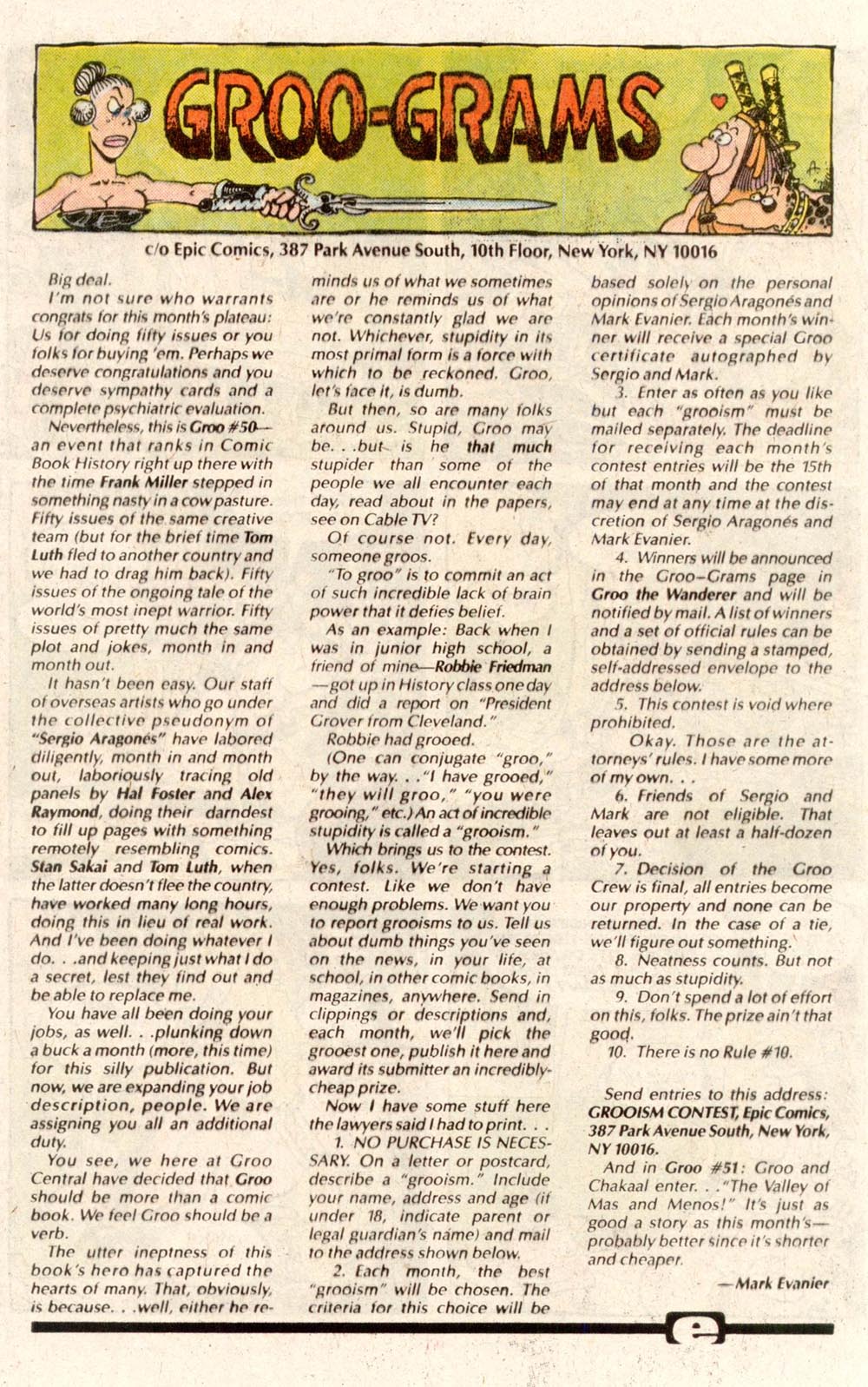 Read online Sergio Aragonés Groo the Wanderer comic -  Issue #50 - 36