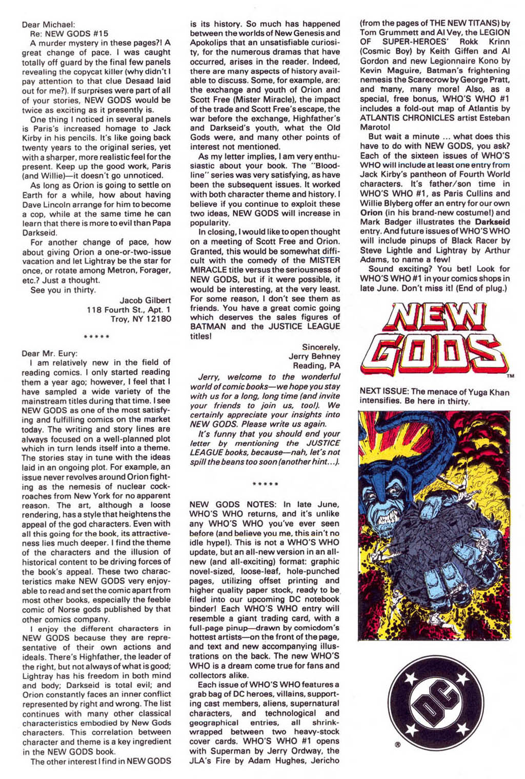Read online The New Gods (1989) comic -  Issue #19 - 27