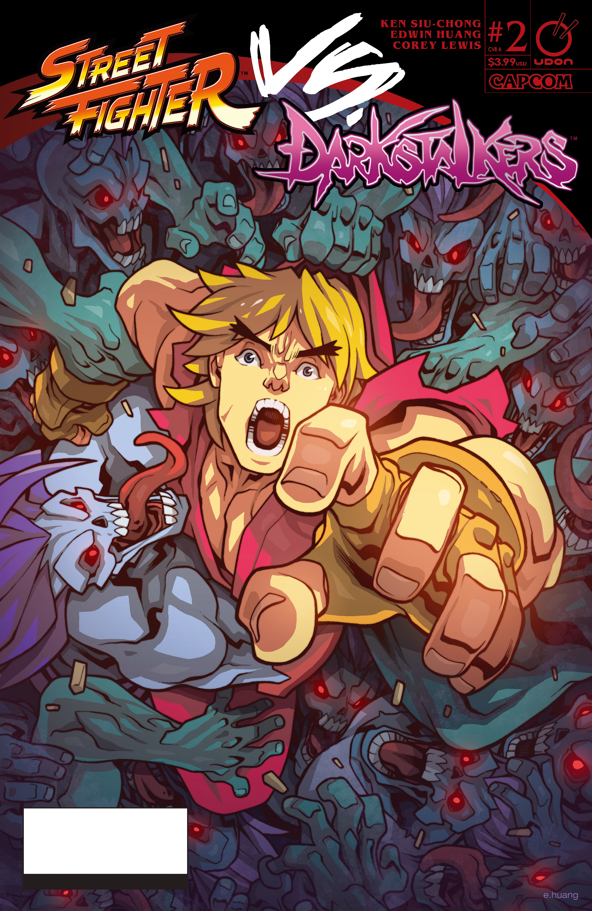 Read online Street Fighter VS Darkstalkers comic -  Issue #2 - 1