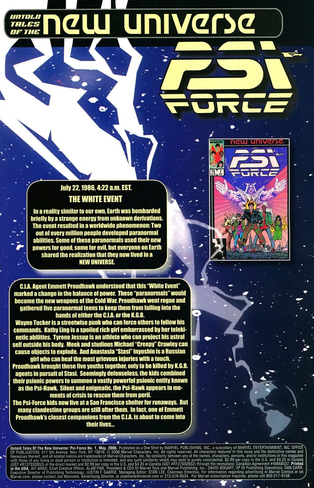 Read online Untold Tales Of The New Universe: Psi-Force comic -  Issue # Full - 2