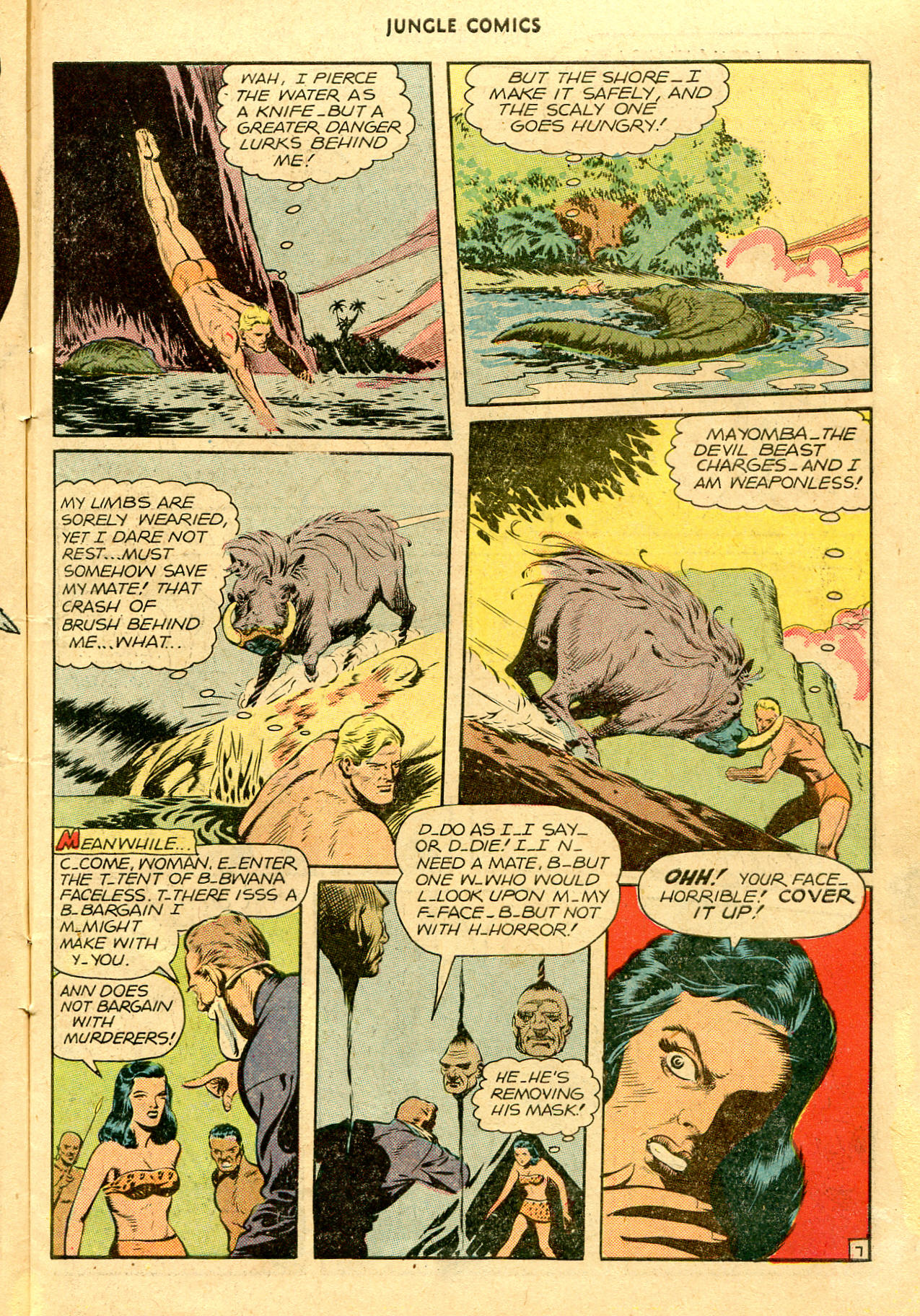 Read online Jungle Comics comic -  Issue #84 - 10