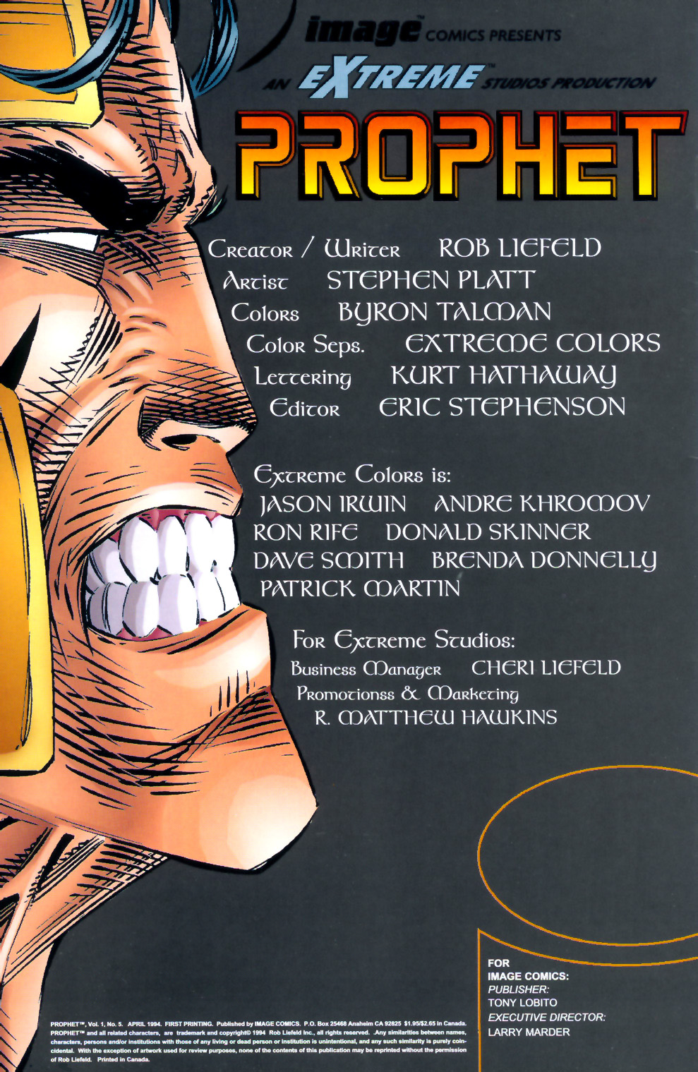 Read online Prophet (1993) comic -  Issue #5 - 2