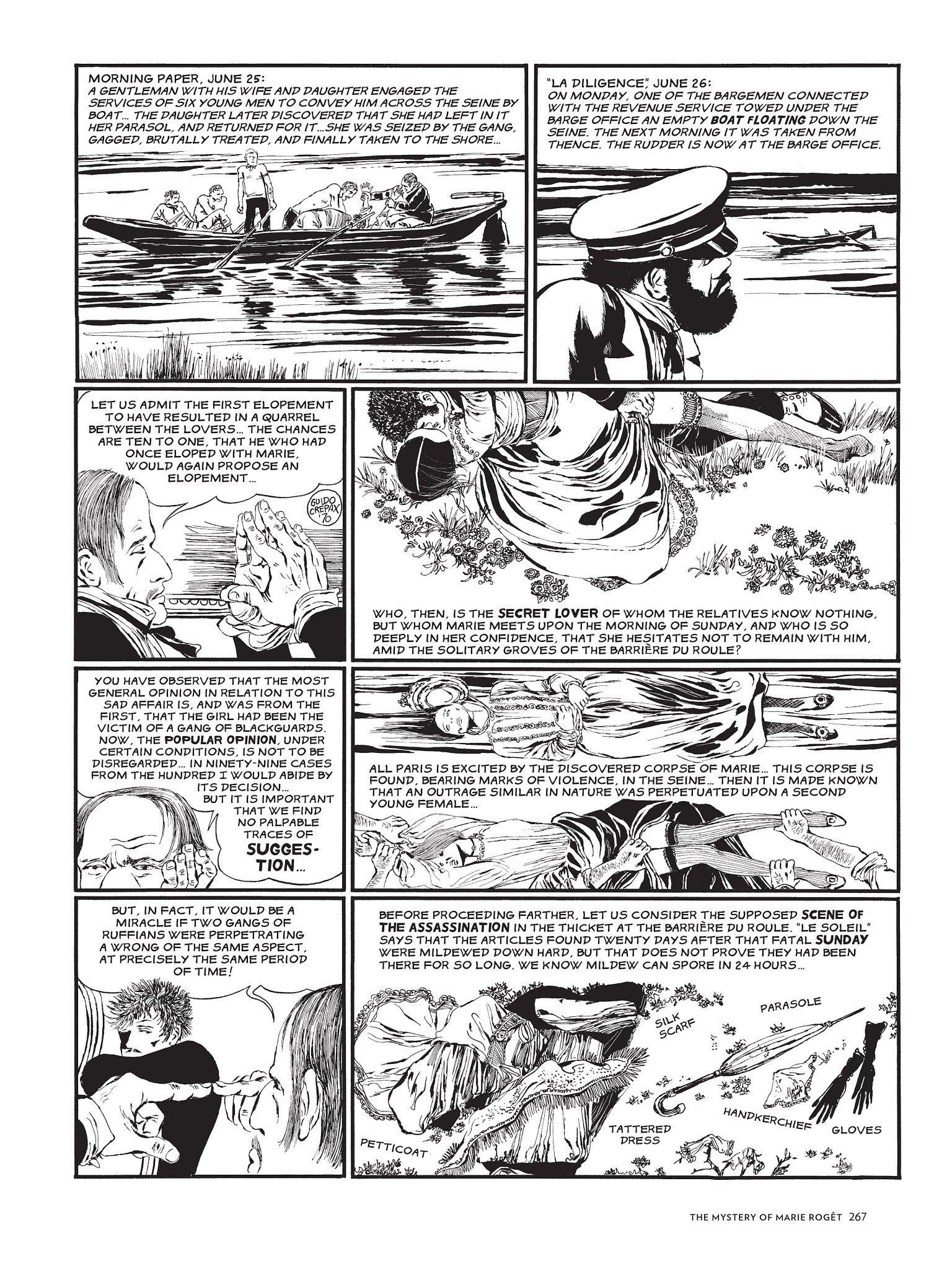 Read online The Complete Crepax comic -  Issue # TPB 3 - 255